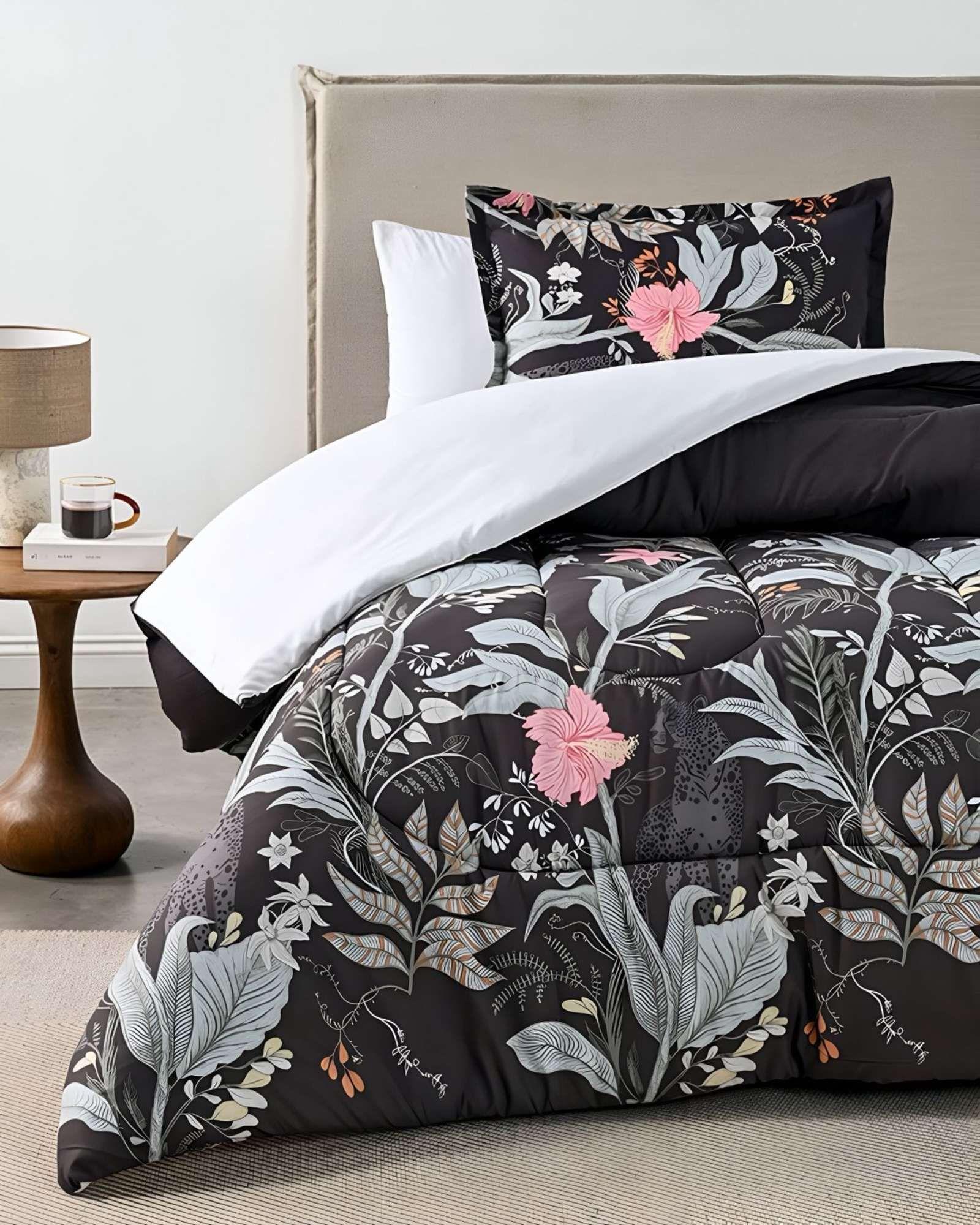 Edredón Plumón Estampado 1.5 Plazas American Family A10-3