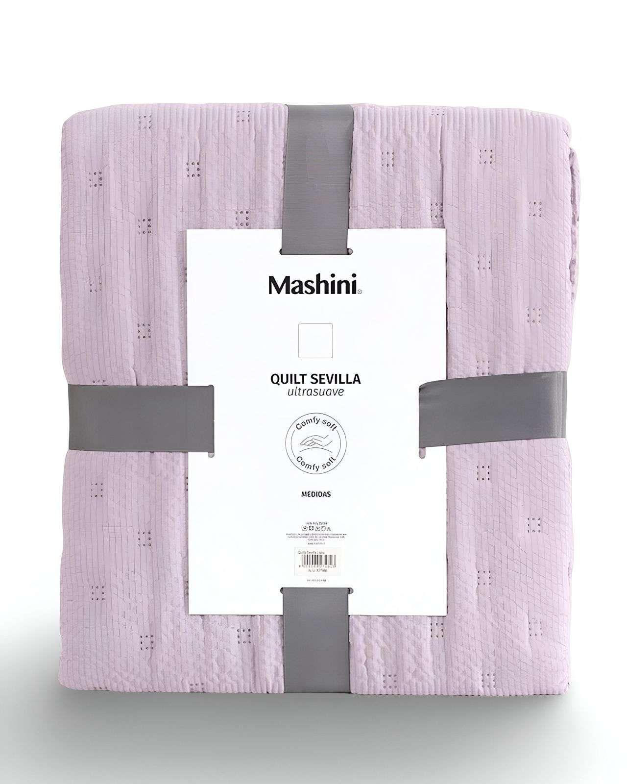 Quilt MAS 1 ALMOHADA DE REGALO plaza y media MF Mashini m-03-3