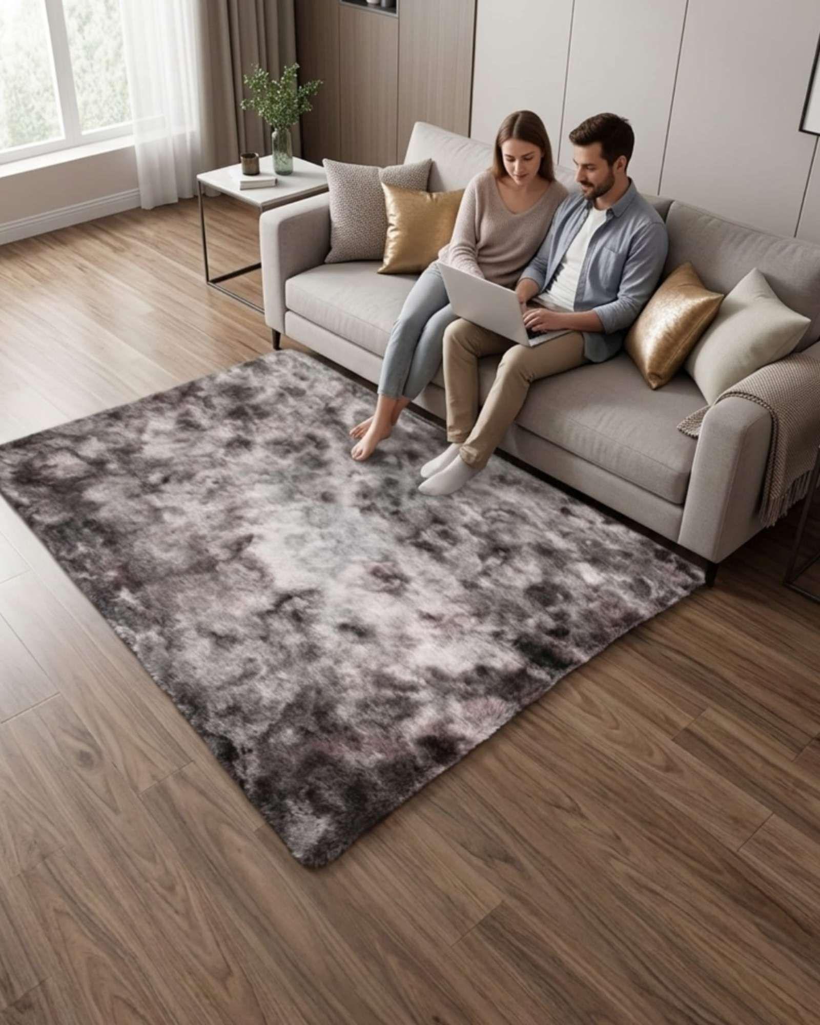 Alfombra Shaggy Peluda Extra Suave VERANO / INVIERNO 240 x 200 cm  -07-2