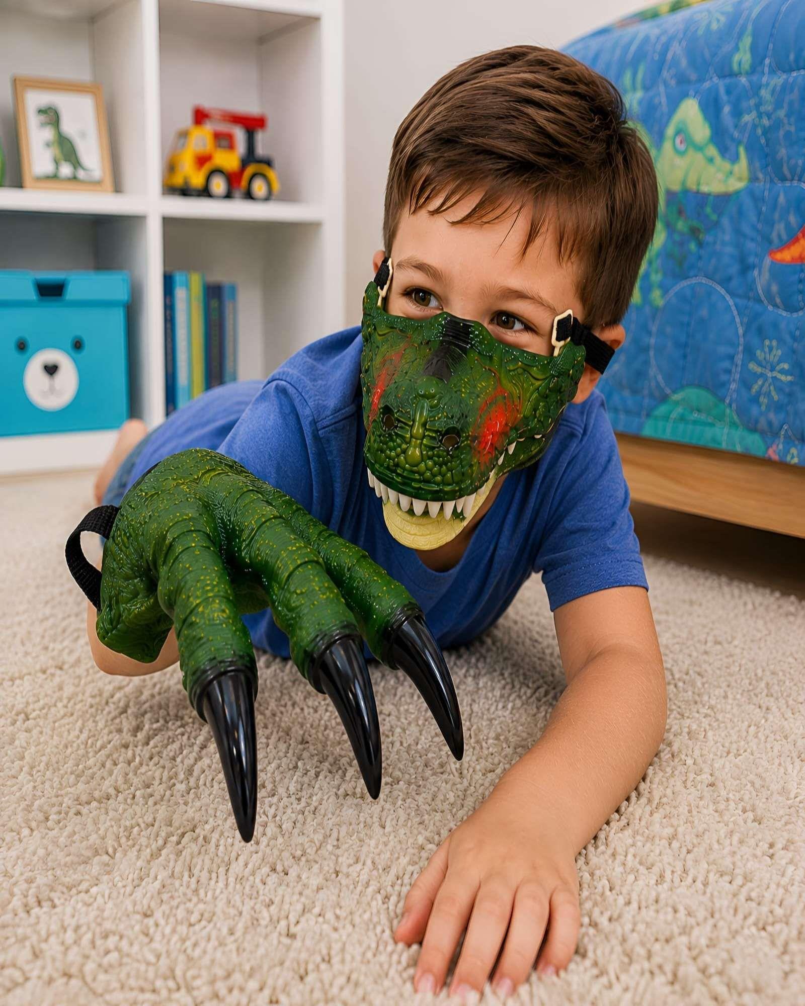 Set de Máscara y Garras de Dinosaurio Aventura Jurásica Interactiva-1