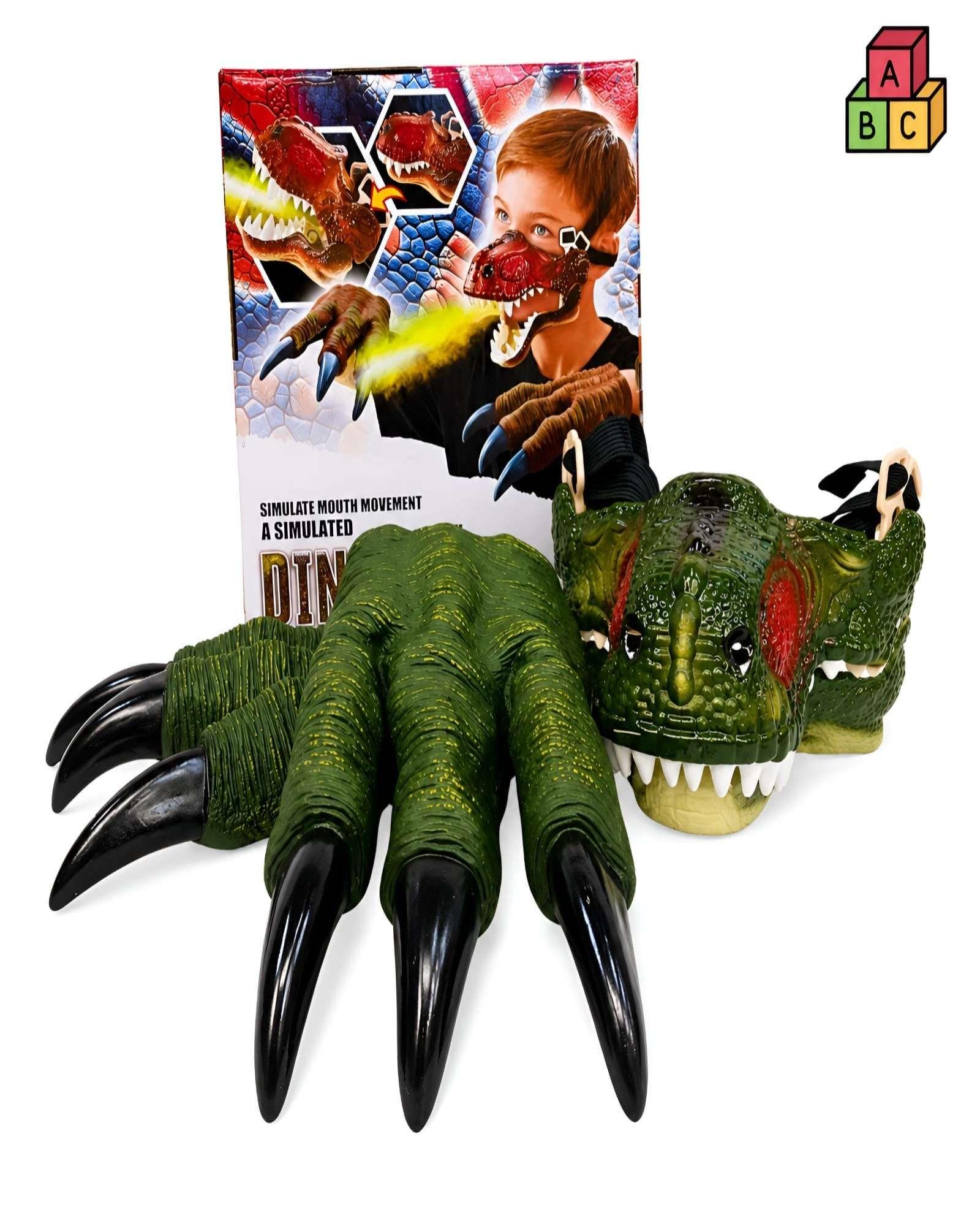 Set de Máscara y Garras de Dinosaurio Aventura Jurásica Interactiva-4