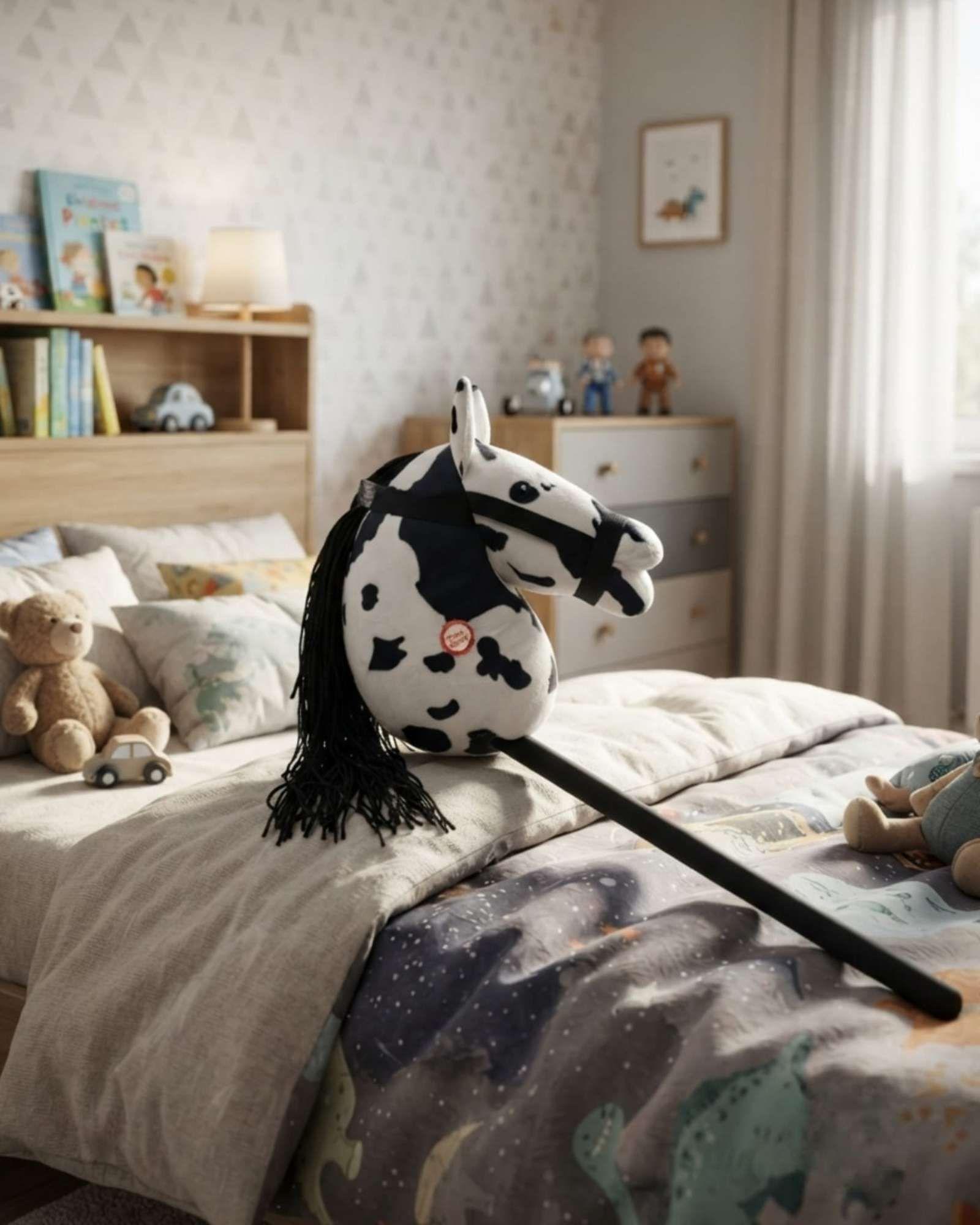 Caballo De Palo Con Sonido Realista Para Niños m2-2