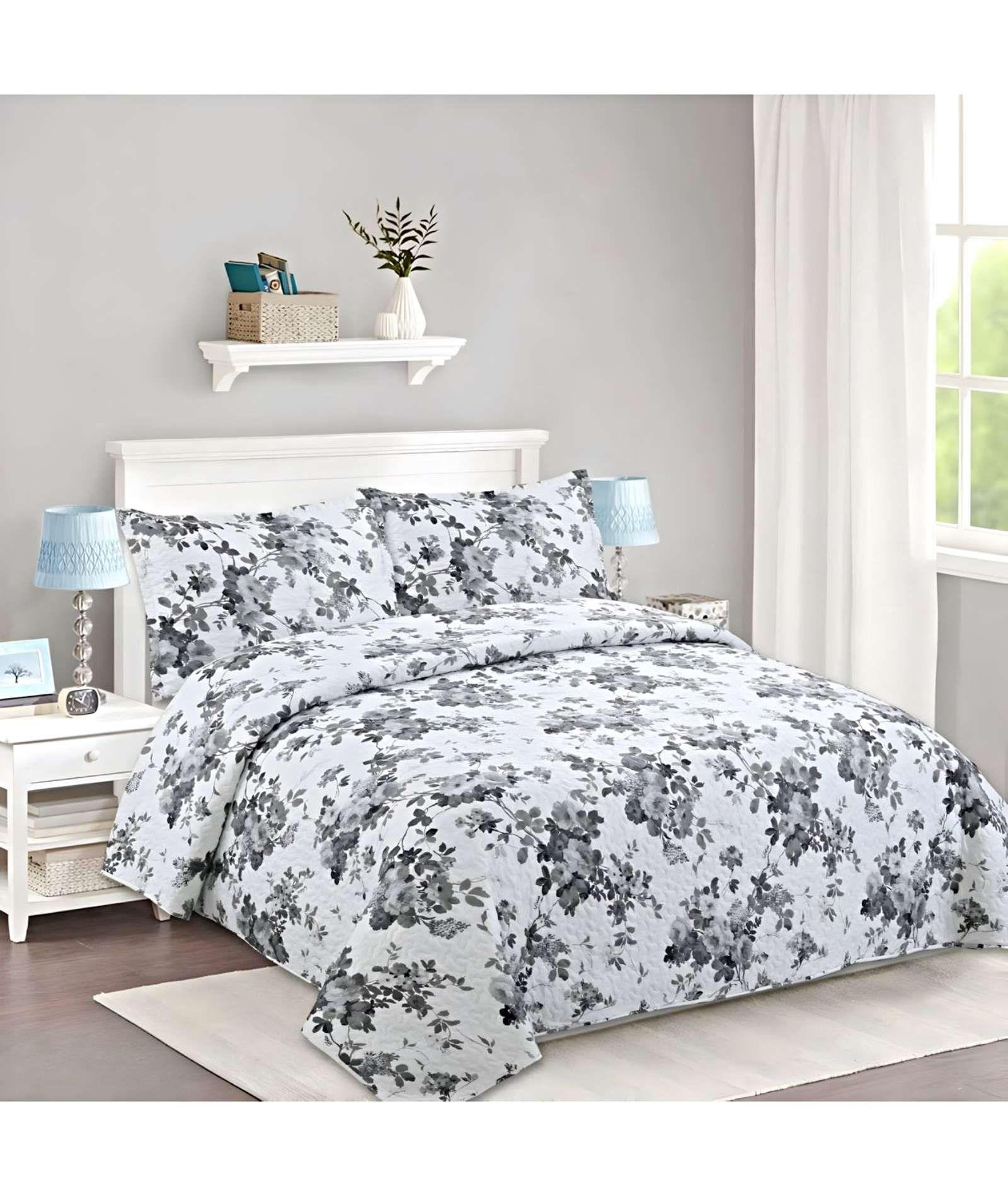 CUBRECAMA COLCHA QUILT DE VERANO 2 PLAZAS A38-2