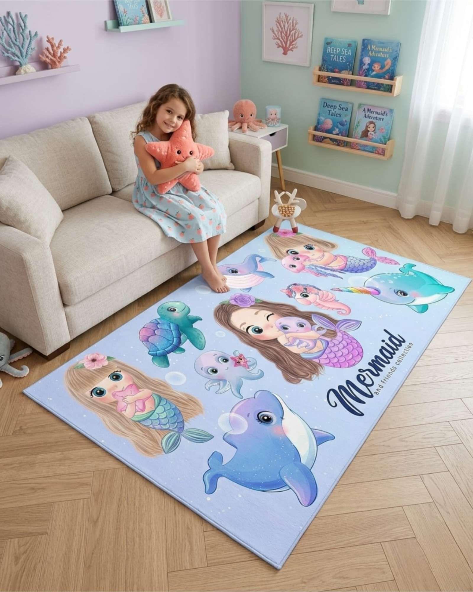 Alfombra Area de Juegos para Niños de 120x160cm m2-0