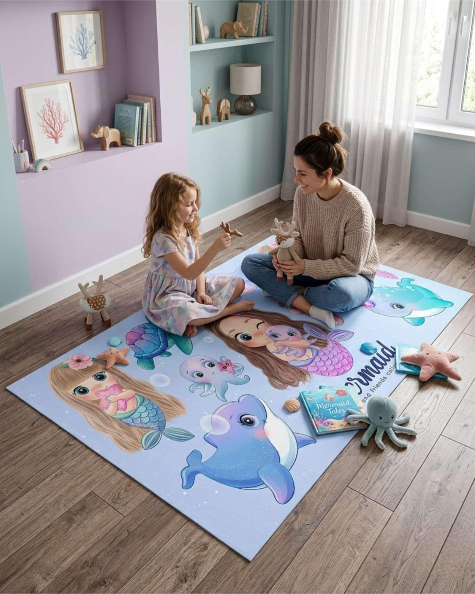 Alfombra Area de Juegos para Niños de 120x160cm m2-1