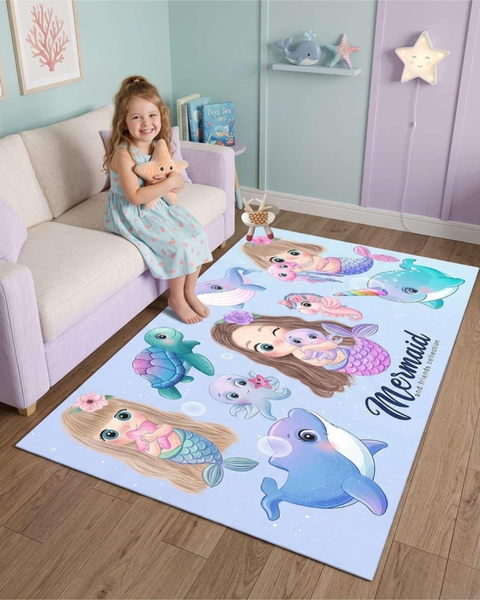 Alfombra Area de Juegos para Niños de 120x160cm m2-3