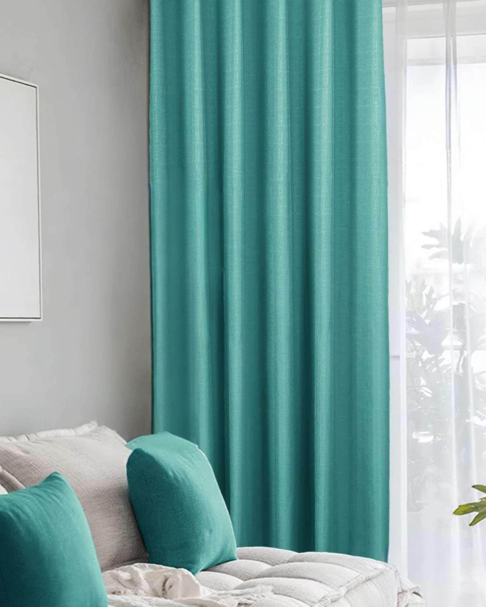 Juego de Cortinas Blackout Premium Engomadas m8-2
