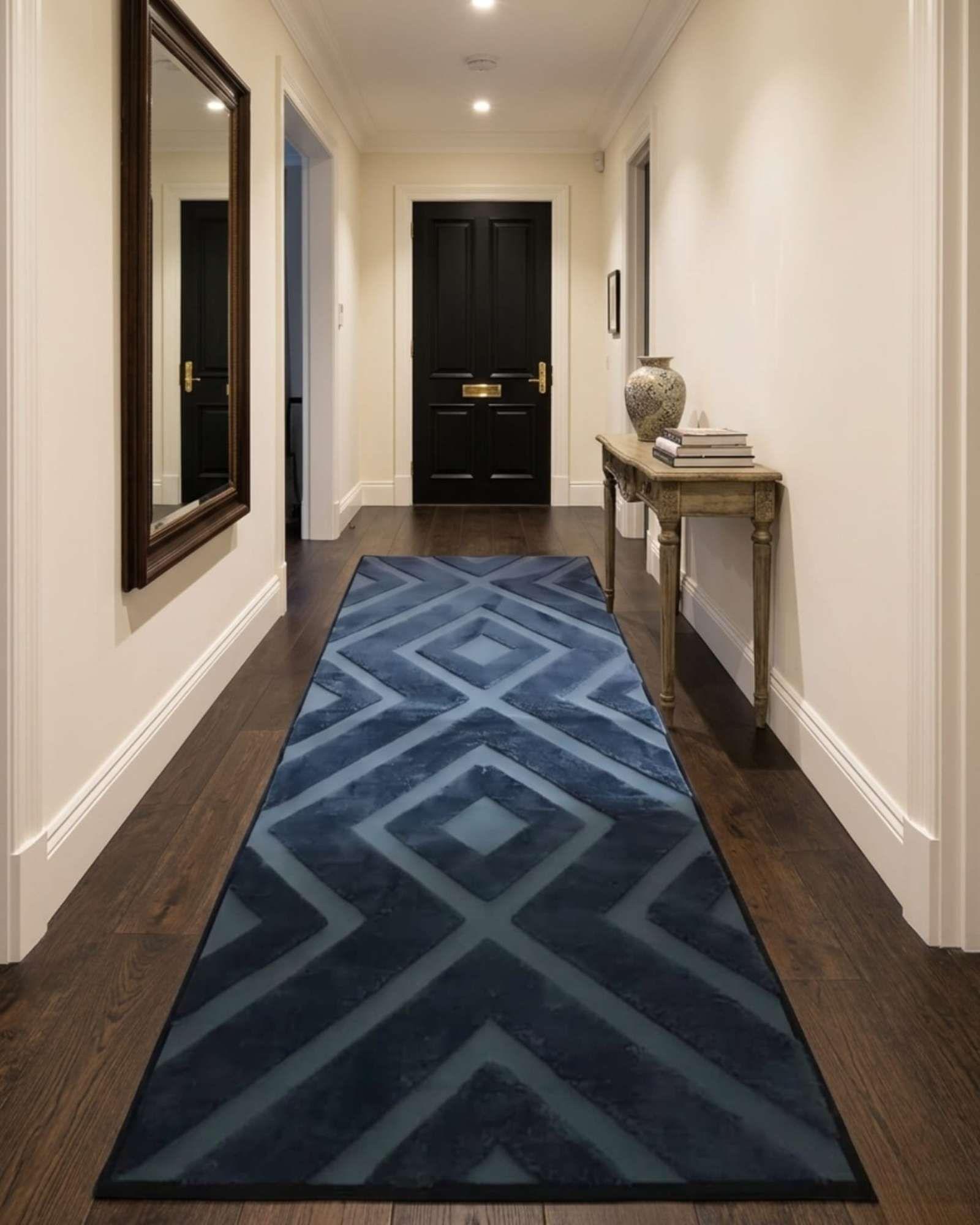 Alfombra de Pasillo Minimalista Jacquard 60x160 Cm m2-4