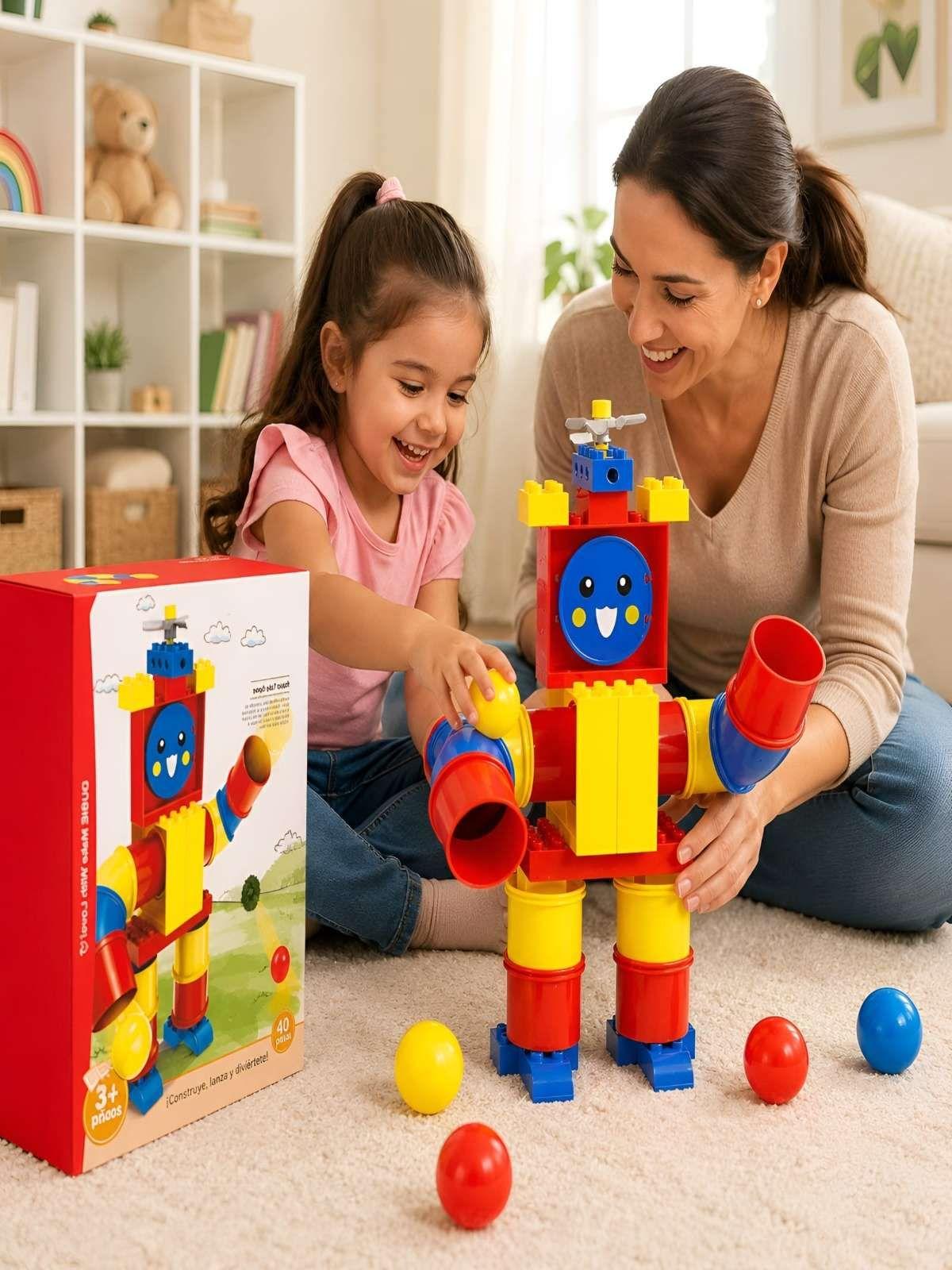 Set de Bloques de Construcción Robot Didáctico Interactivo-0