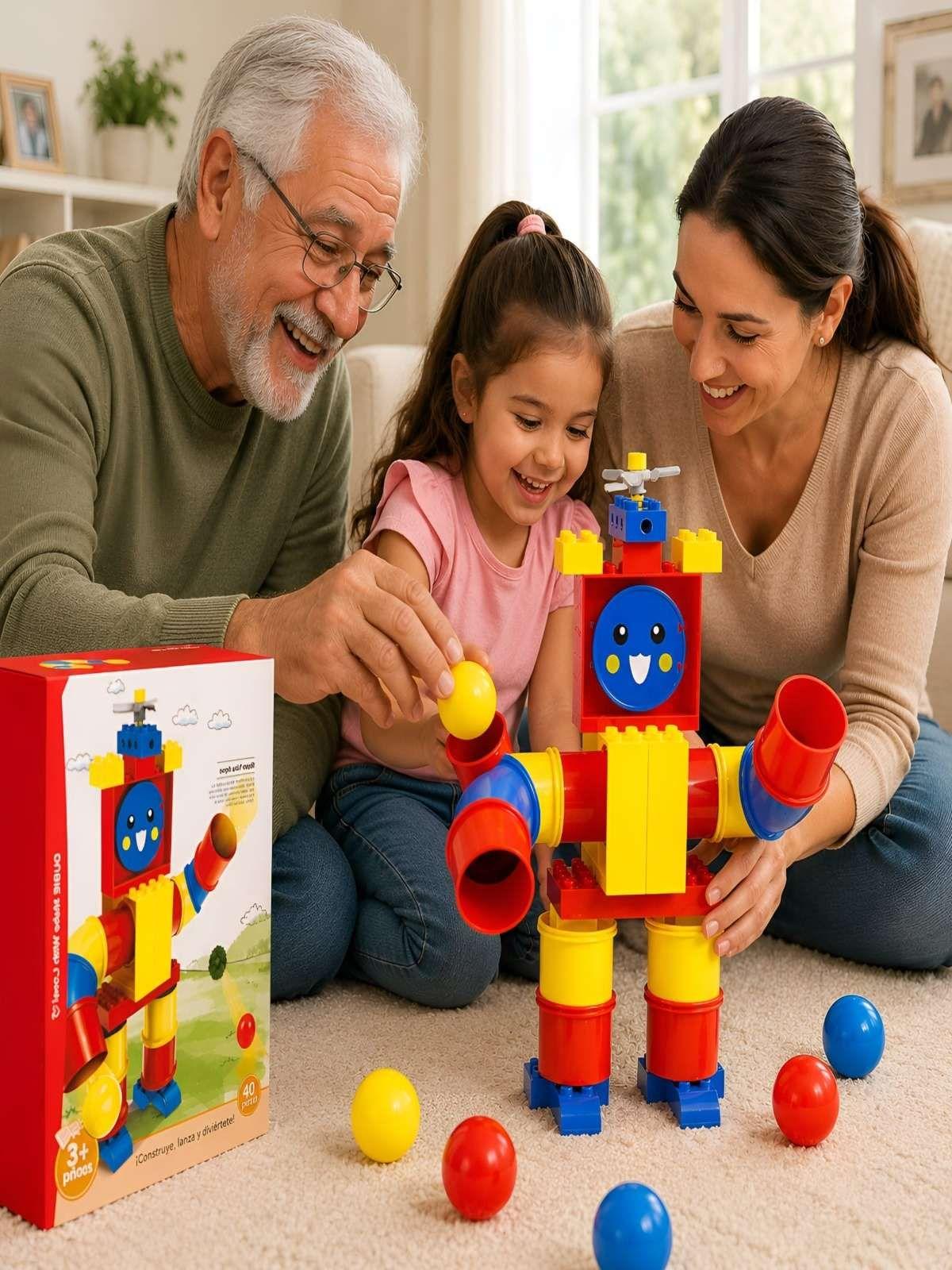 Set de Bloques de Construcción Robot Didáctico Interactivo-1