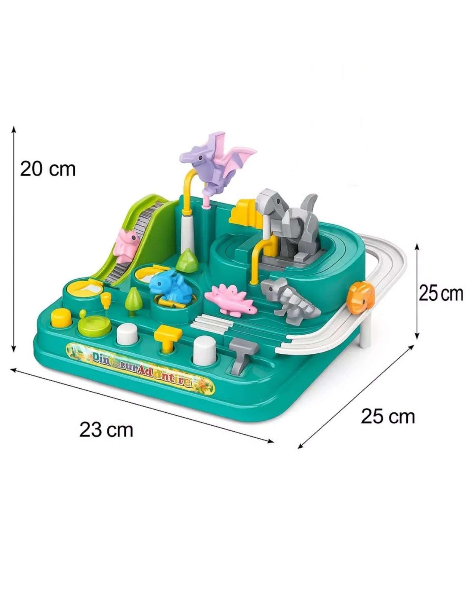 Juego de Pista de Carreras Dinosaur Adventure Didáctico y de Habilidad-4