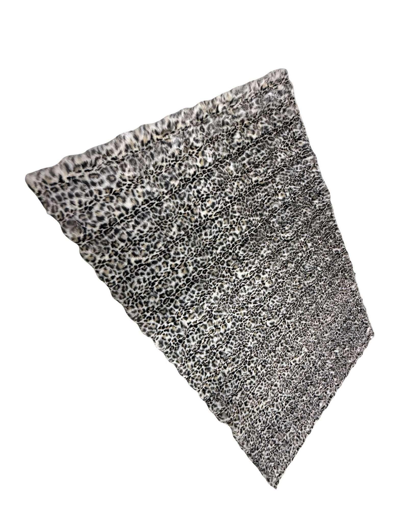 ALFOMBRAS IMITACIÓN PIEL DE CONEJO ANIMAL PRINT OSCURO-2