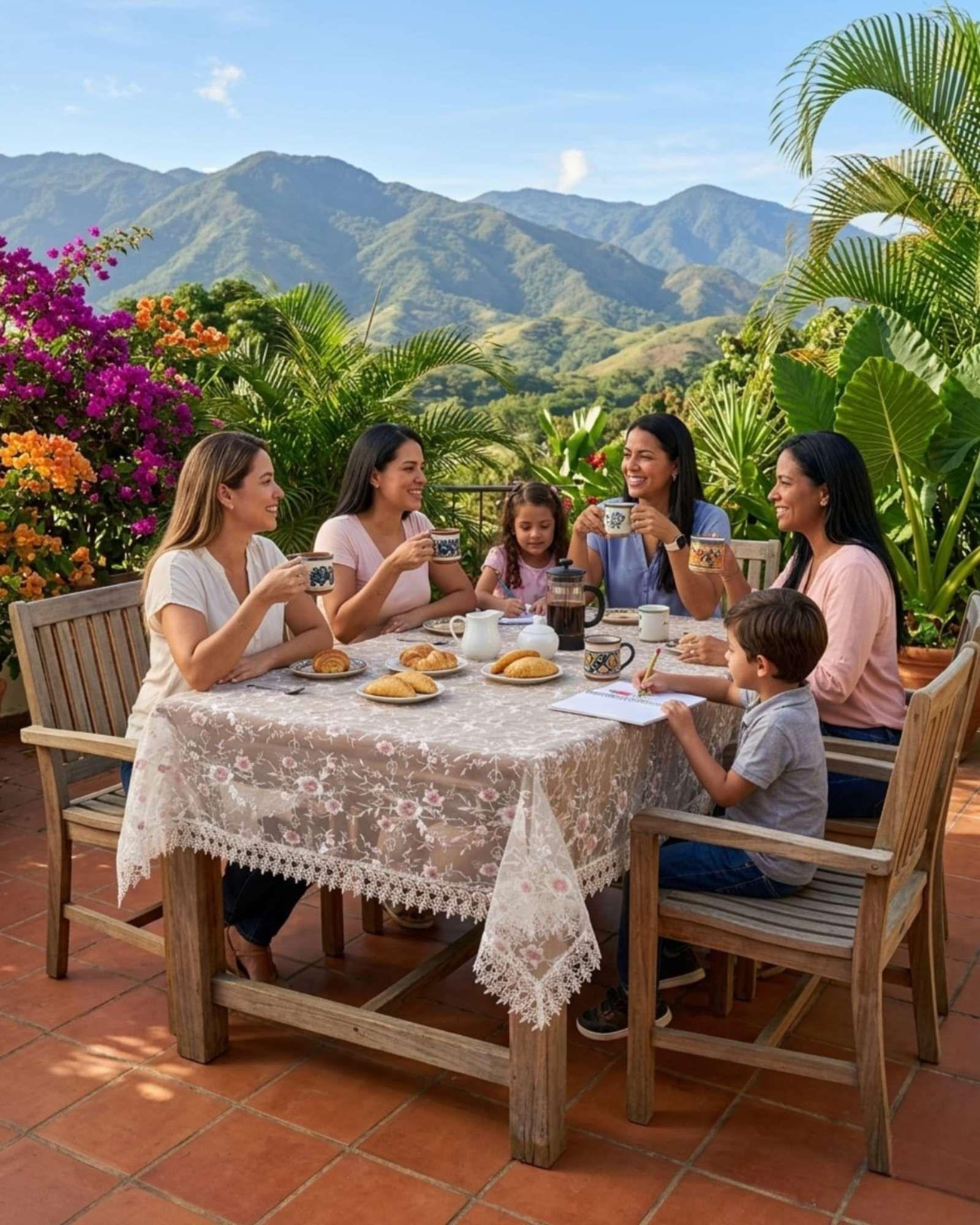 Mantel Vintage de Encaje y Bordado de 150x220cm m2-2