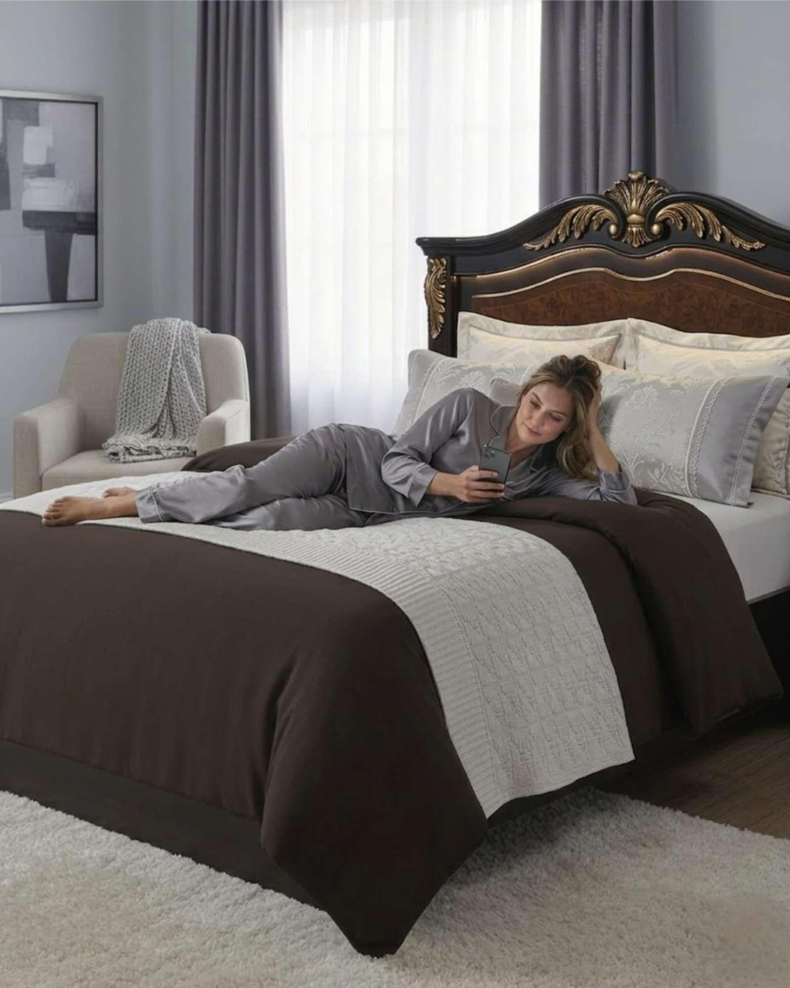 Bufanda de Cama Plush Premium Confort Termico m2-3