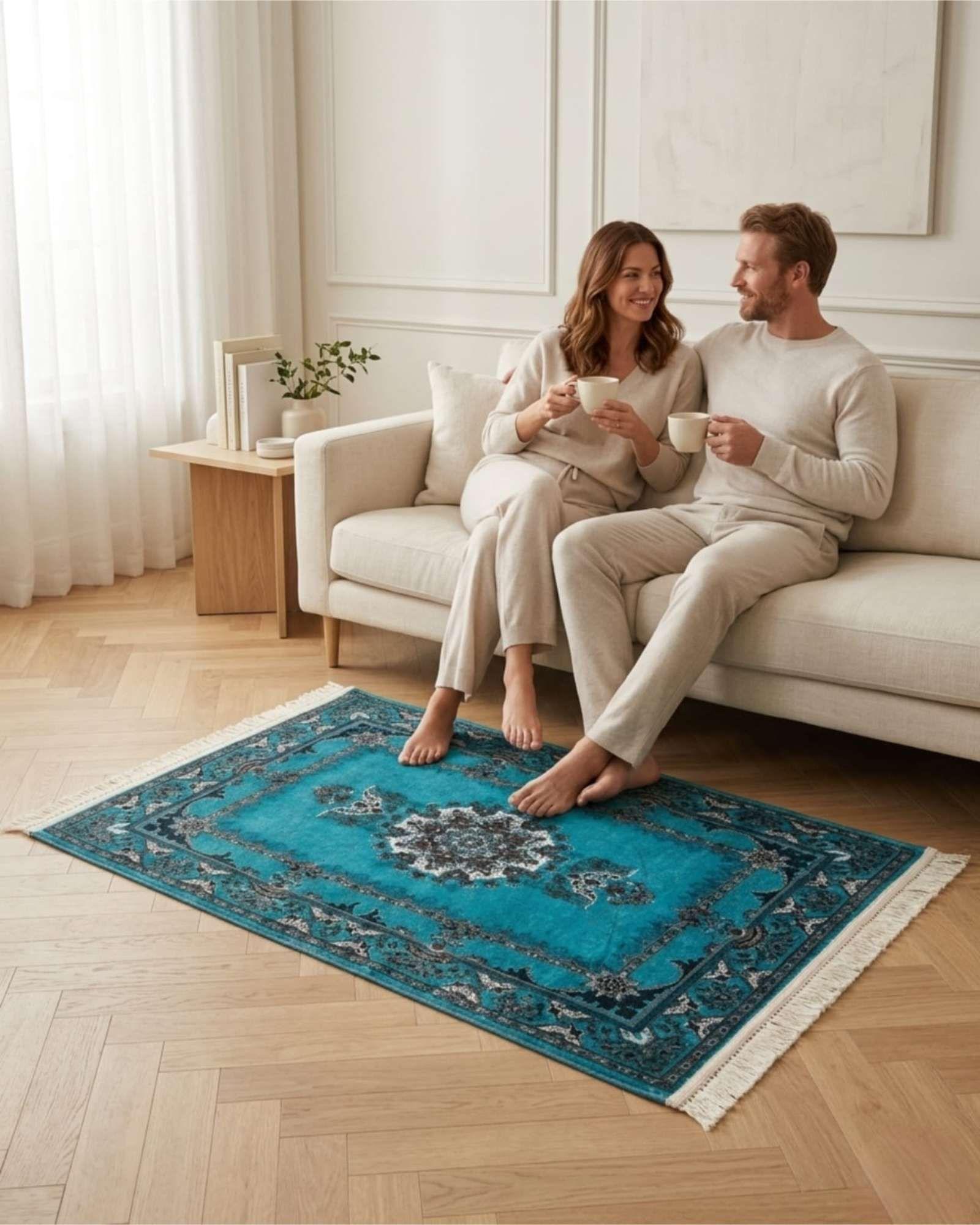 Alfombra Estilo Persa Tradicional 80x120 Cm m2-3
