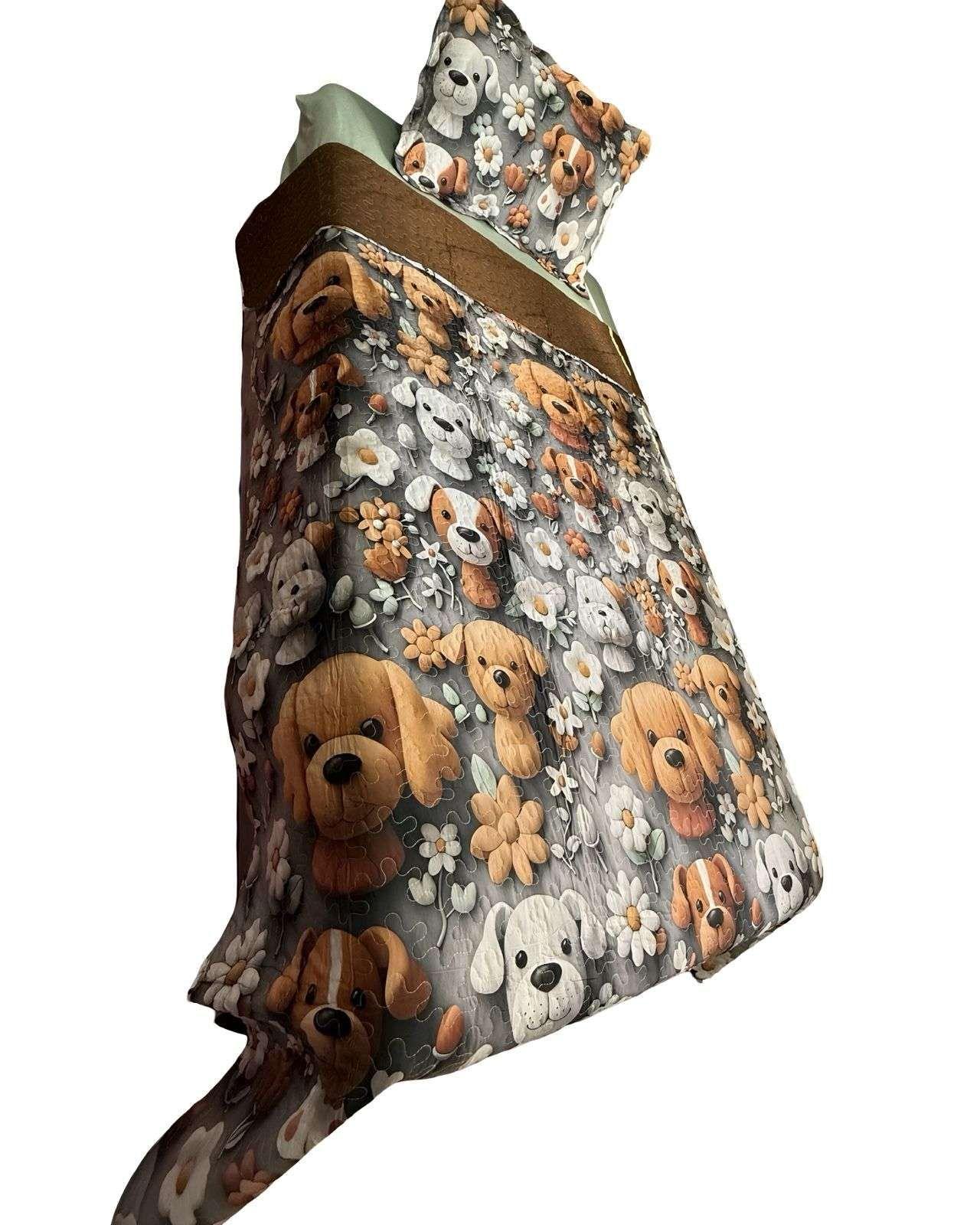 COBERTOR QUILT VERANO INFANTIL PERRO-3