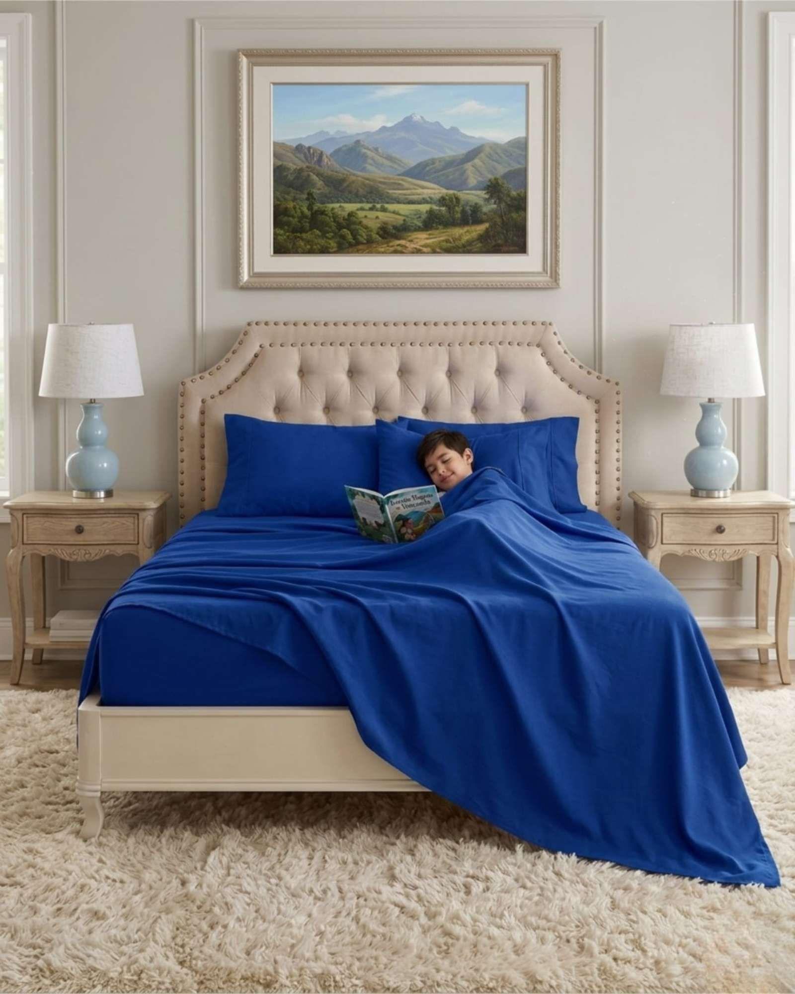 Juego de Sábanas King Verano Soft Género Premium Respirable 03-3