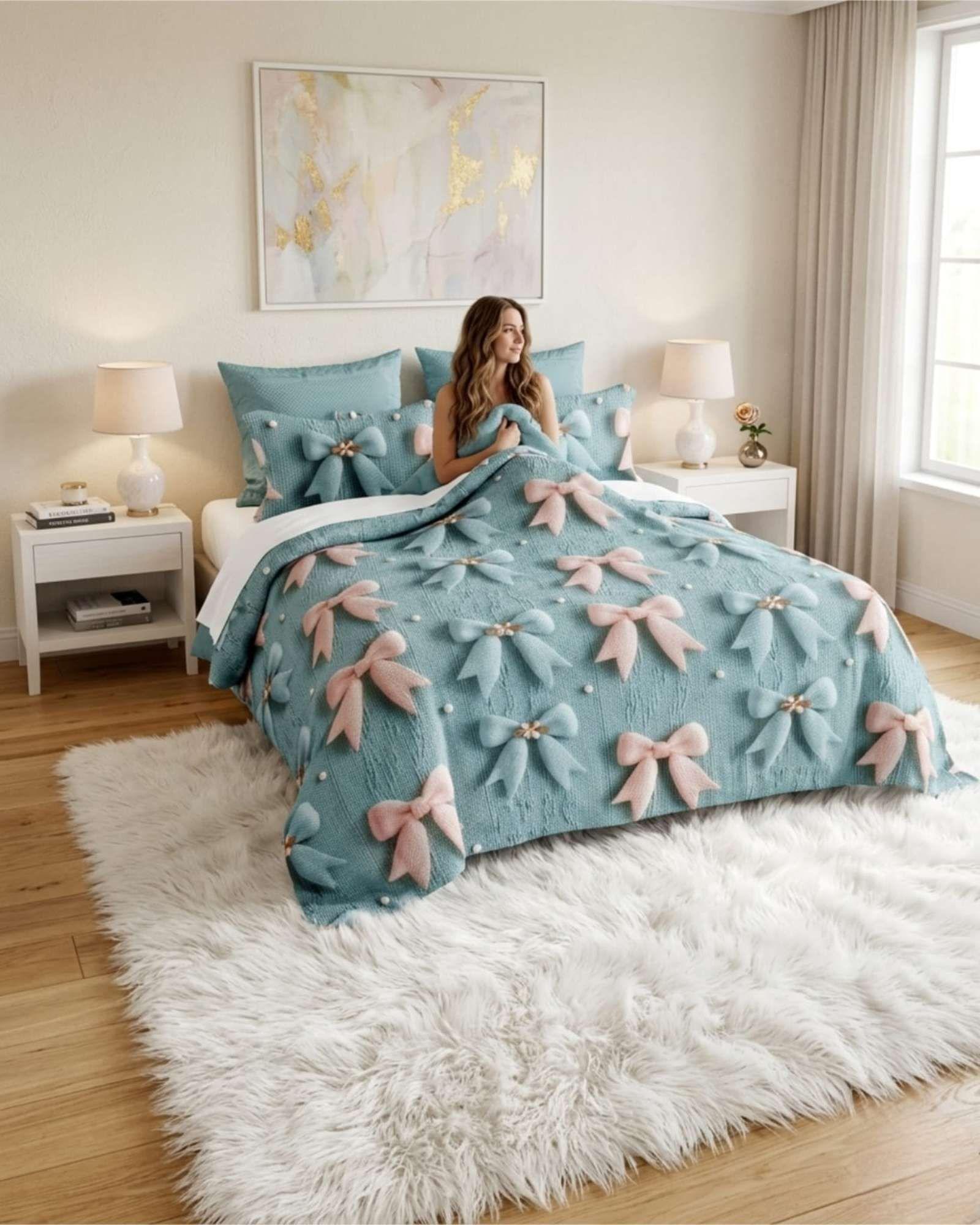 Quilt Cubrecamas Ligero Verano Efecto 5D 2Plaza 2P1-0