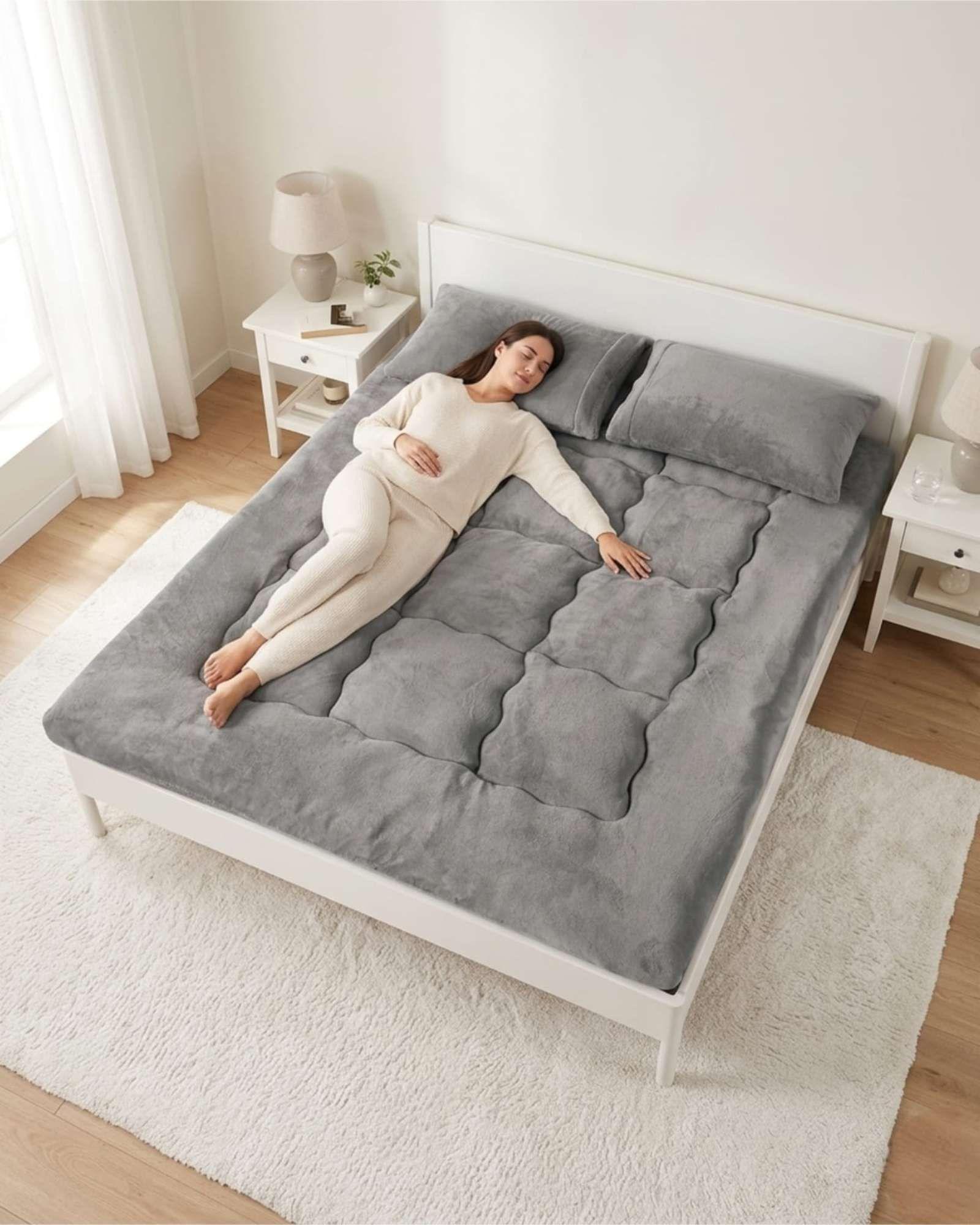 Cubre Colchón Acolchado Plush Ultra Suave 2 Plazas R2-4