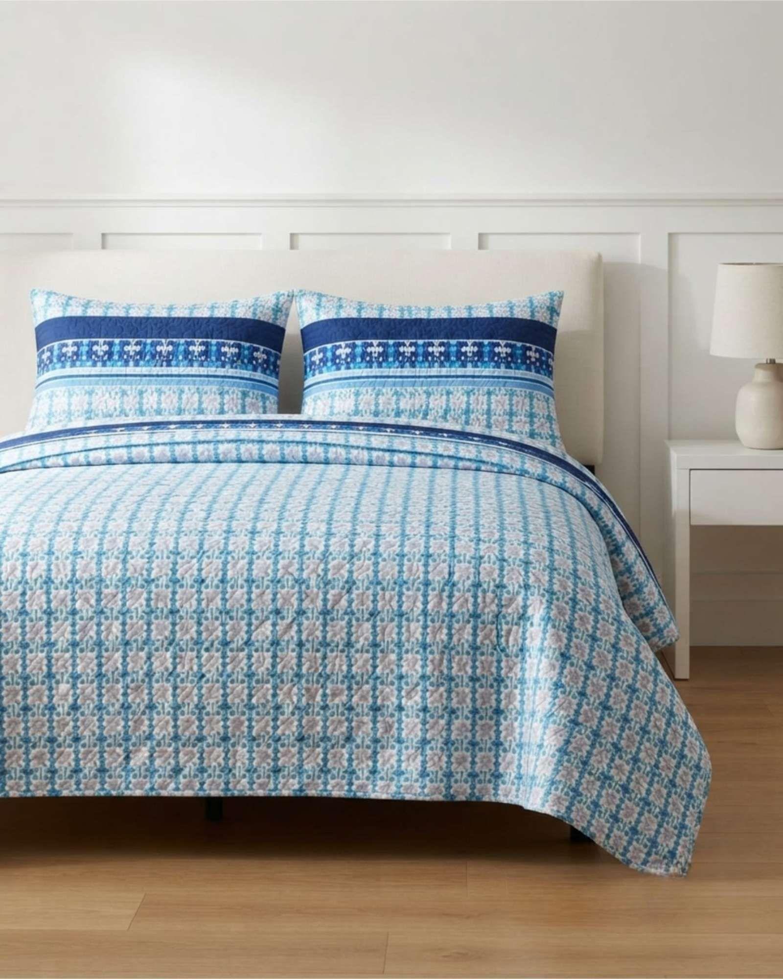 Cubrecamas Delgado 2 Plazas Mas Almohadas Ideal Para Verano m12-4