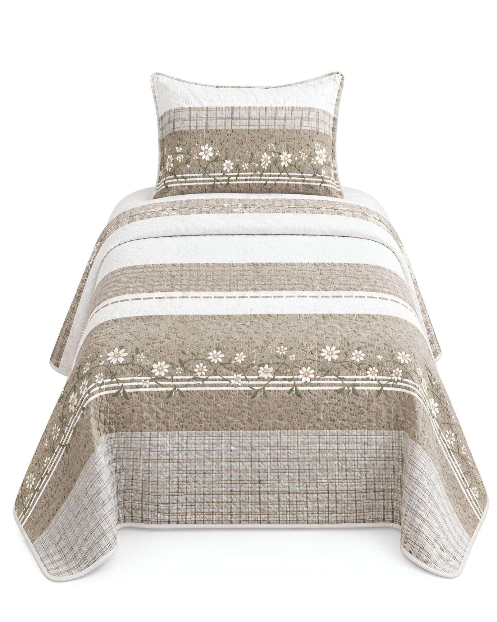 Set de Cubrecama y Funda de Almohada 1.5 plaza 180x230cm A19-5