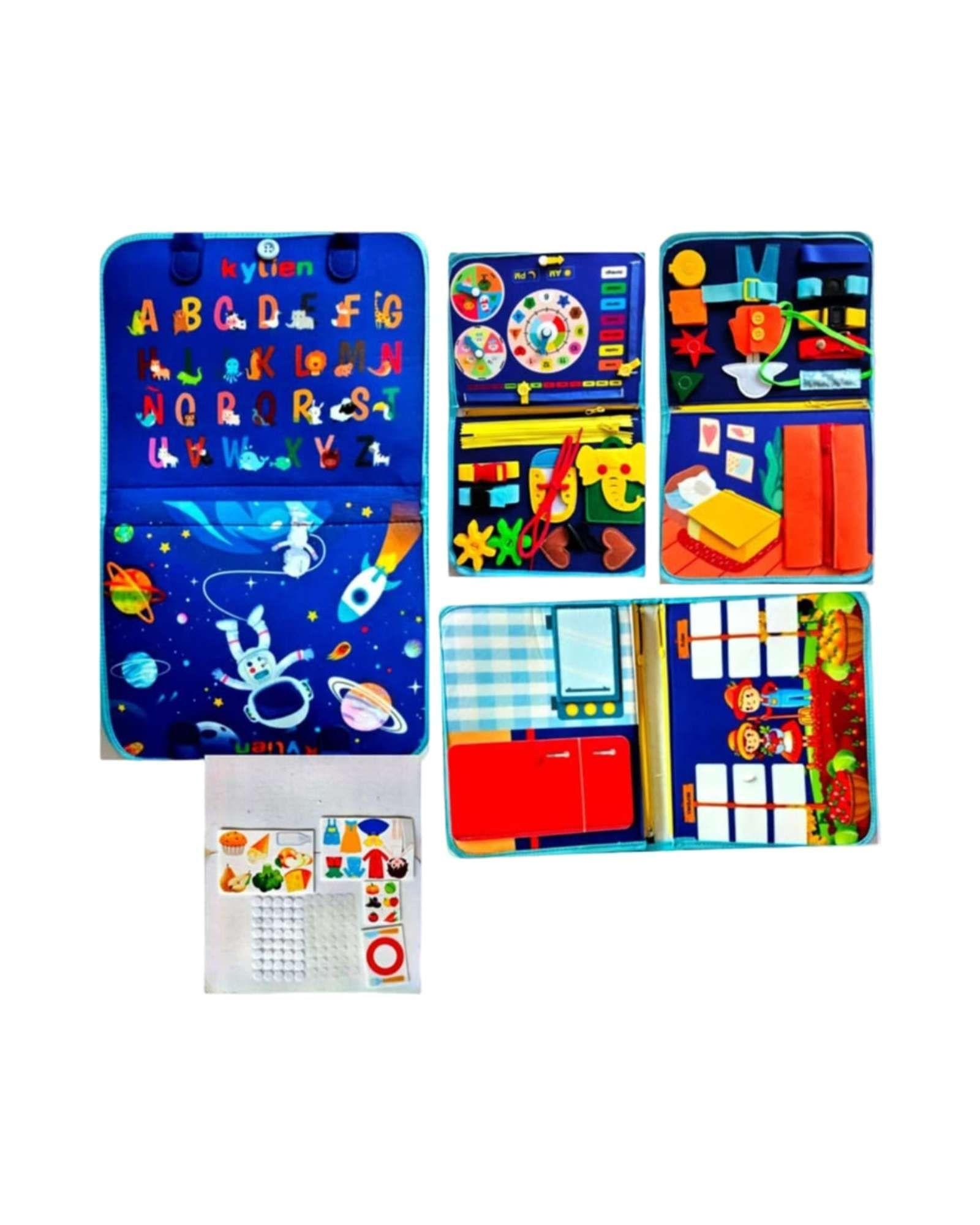 Libro Sensorial Didactico De Fieltro Para Bebes m3-5