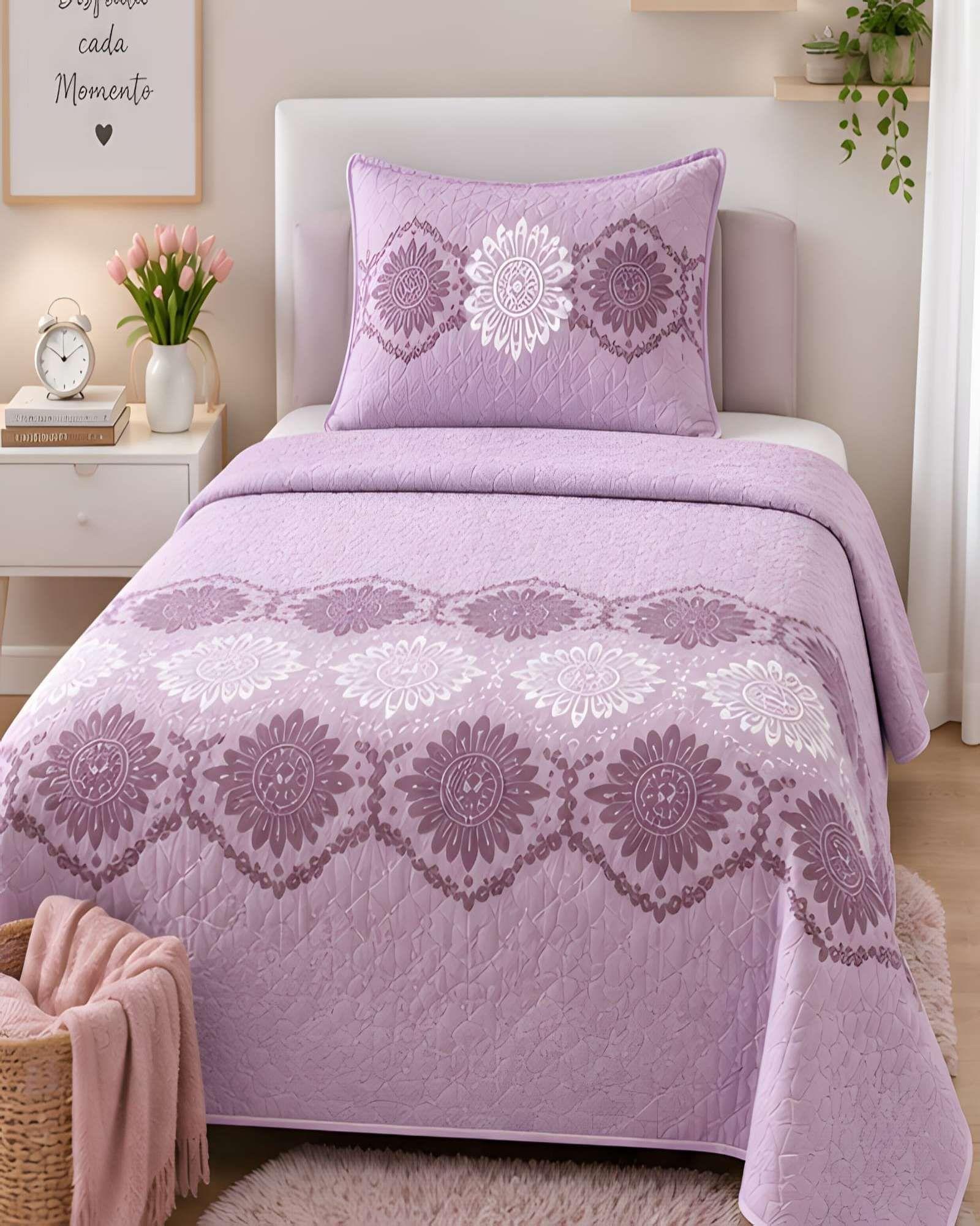 Quilt 1.5 Plazas 180x230 cm + Funda de Almohada-4