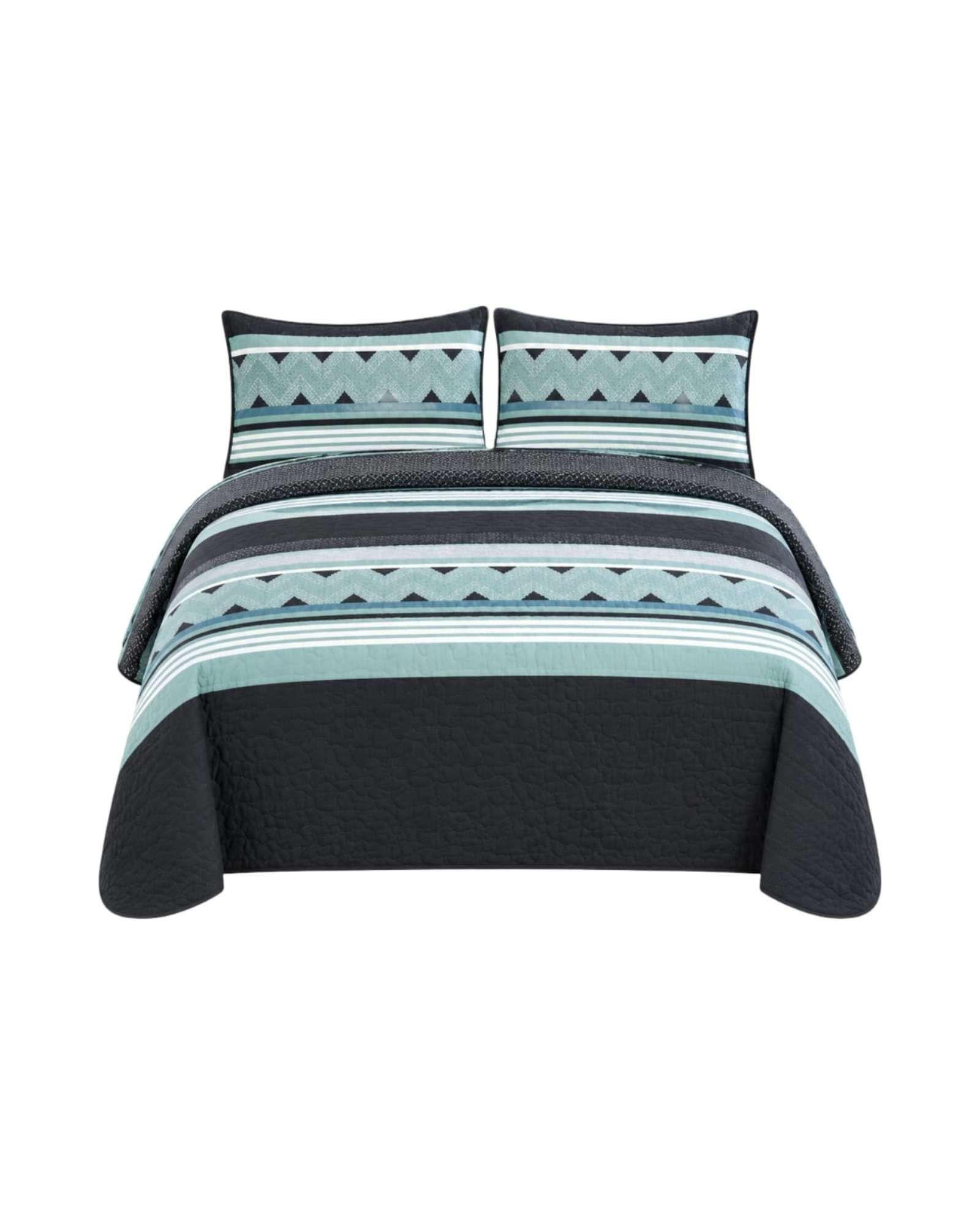 Cubrecamas Delgado 2 Plazas Mas Almohadas Ideal Para Verano m16-5