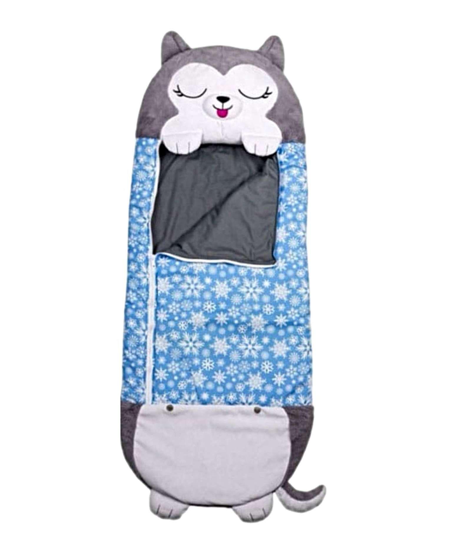 SACO PARA DORMIR PARA NIÑO O NIÑA LOBO GRIS-3