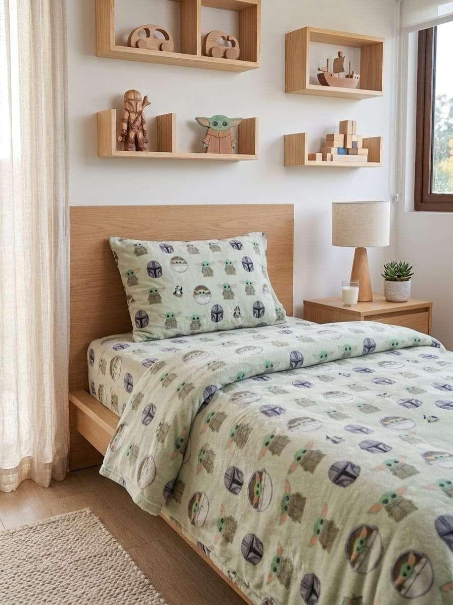Juego Sábanas de Polar 1,5 plaza Diseño Infantil Estampado B3-2