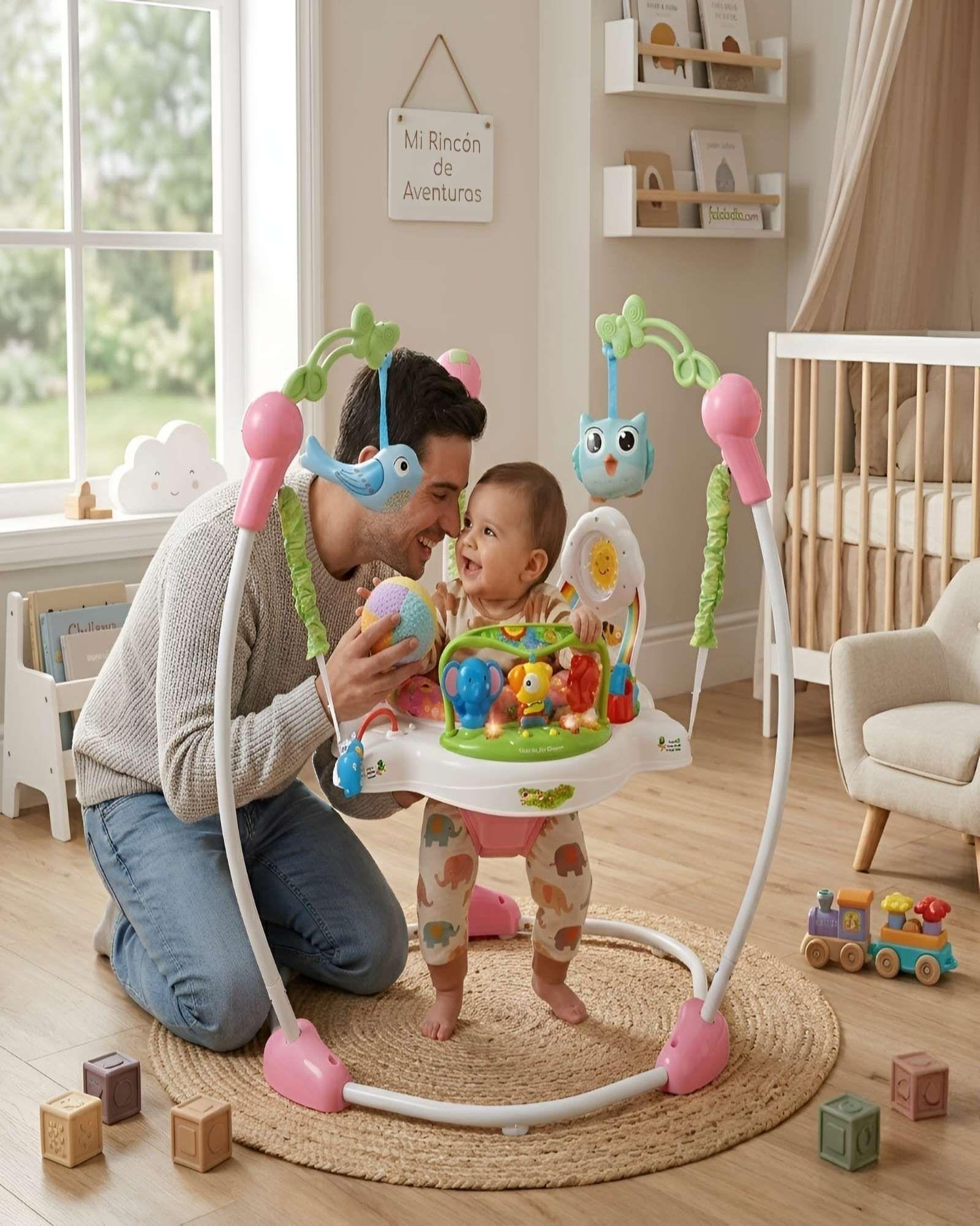 Centro Actividades Saltador Para Bebes Estimulacion Sensorial m1-4