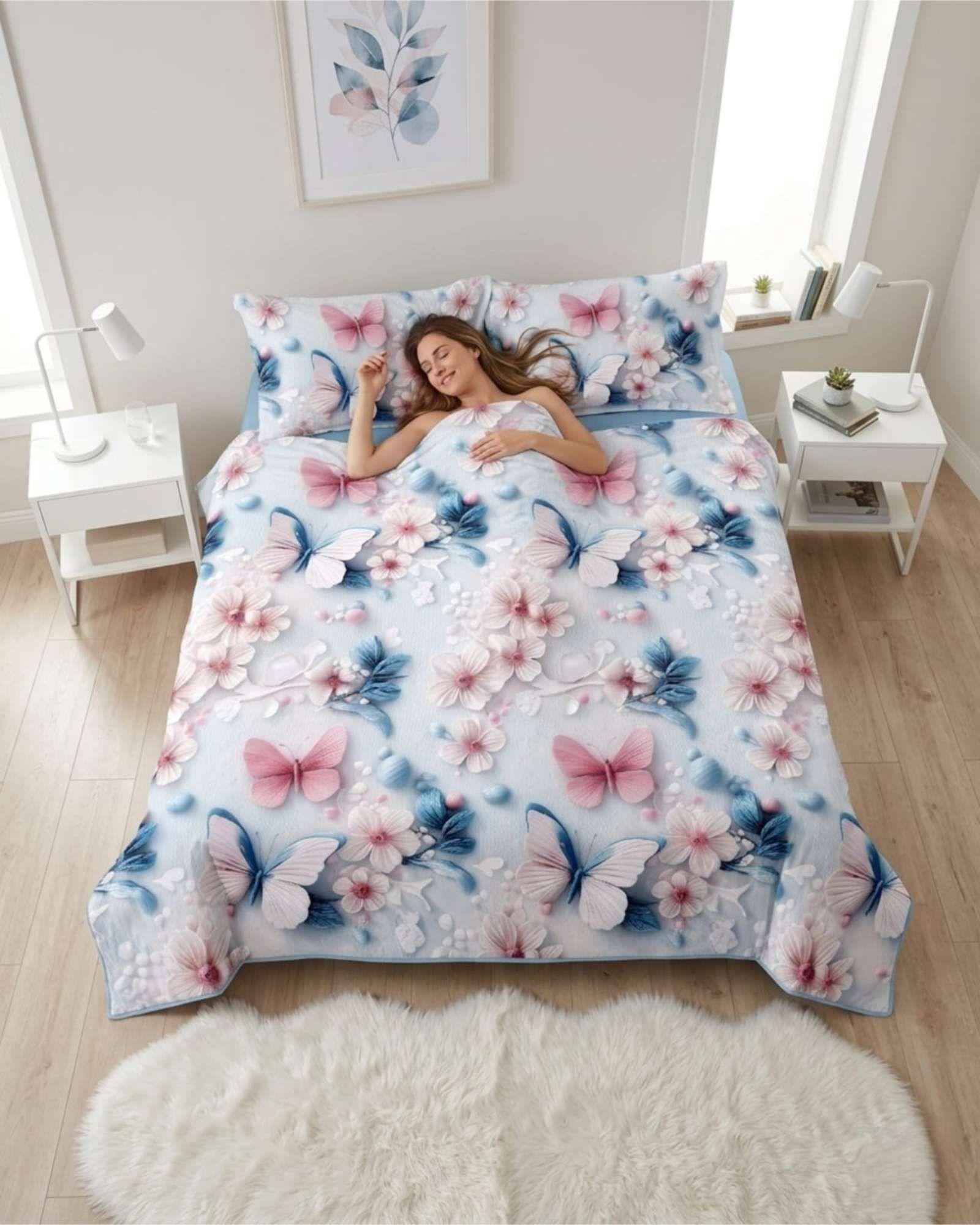 Quilt Cubrecamas Ligero Verano Efecto 5D King K5-1