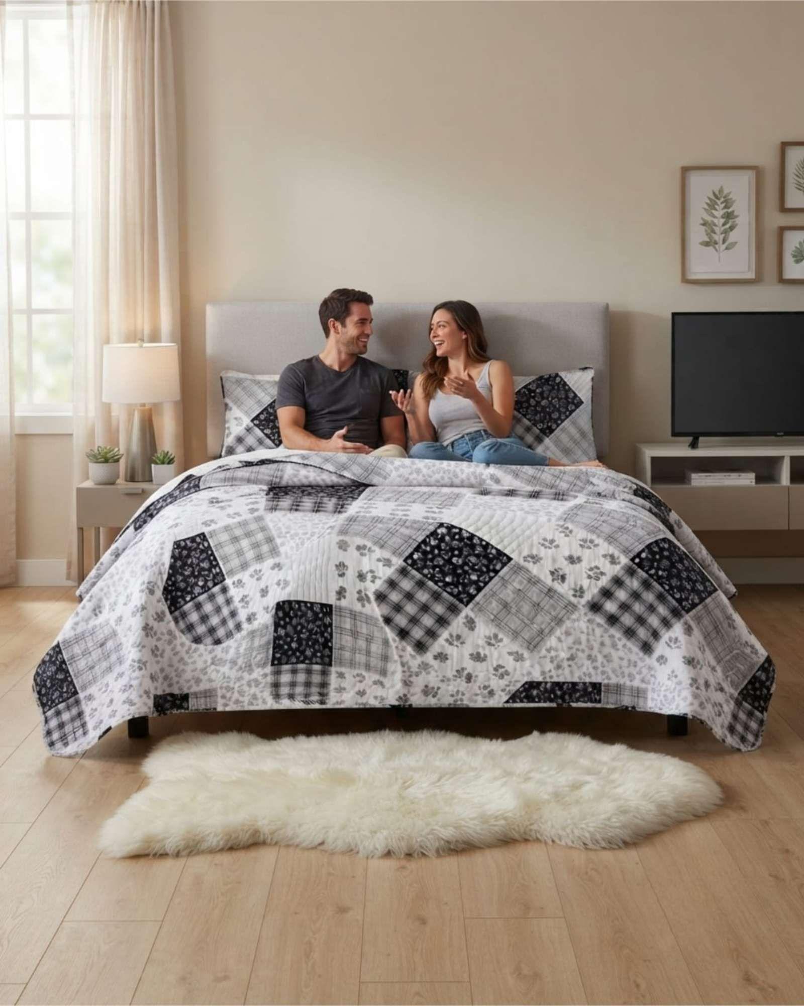 Quilt De Verano Textura Ultra Suave King m16-3