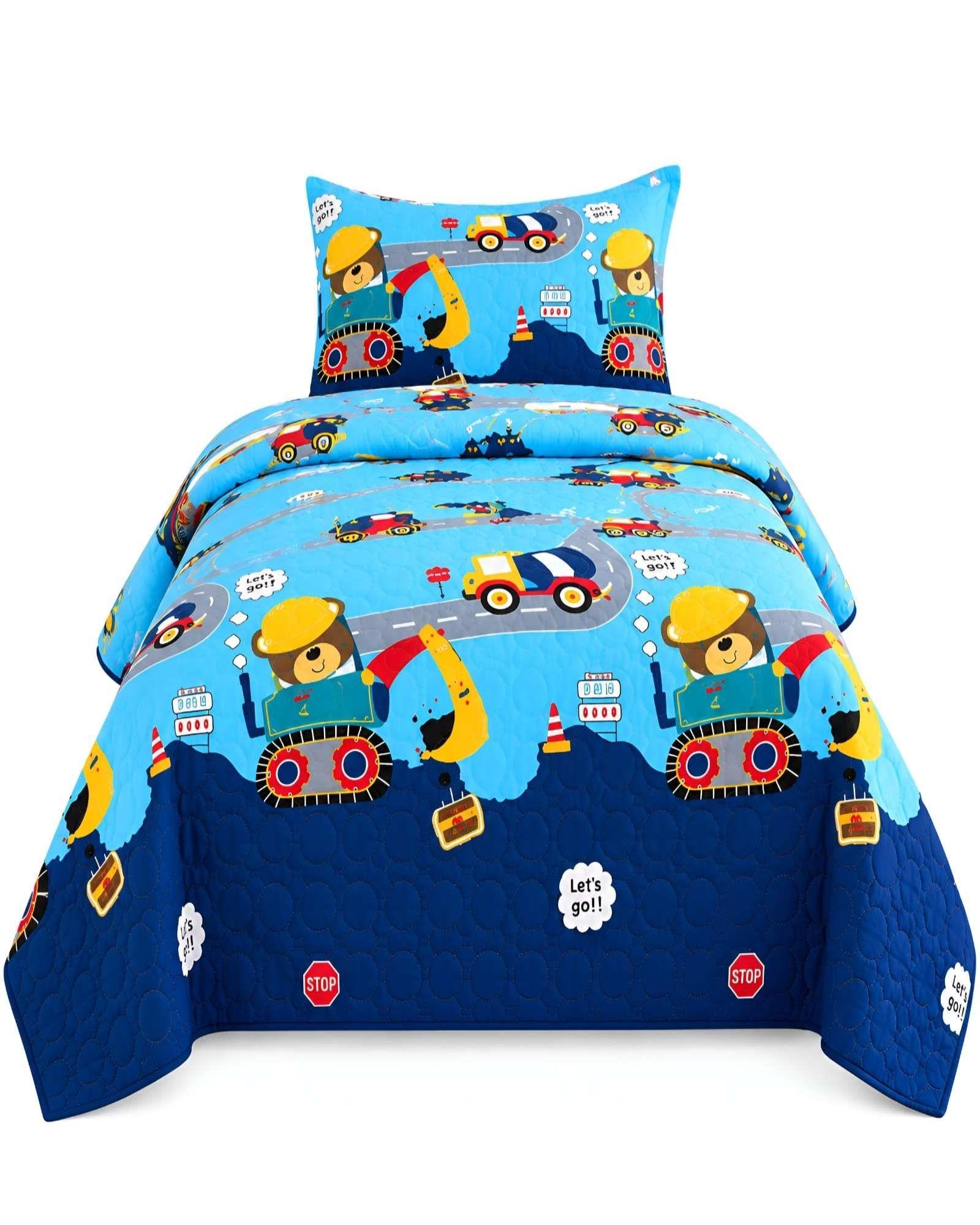 Cubrecamas Quilt de Verano Plaza y Media con Funda 05-4