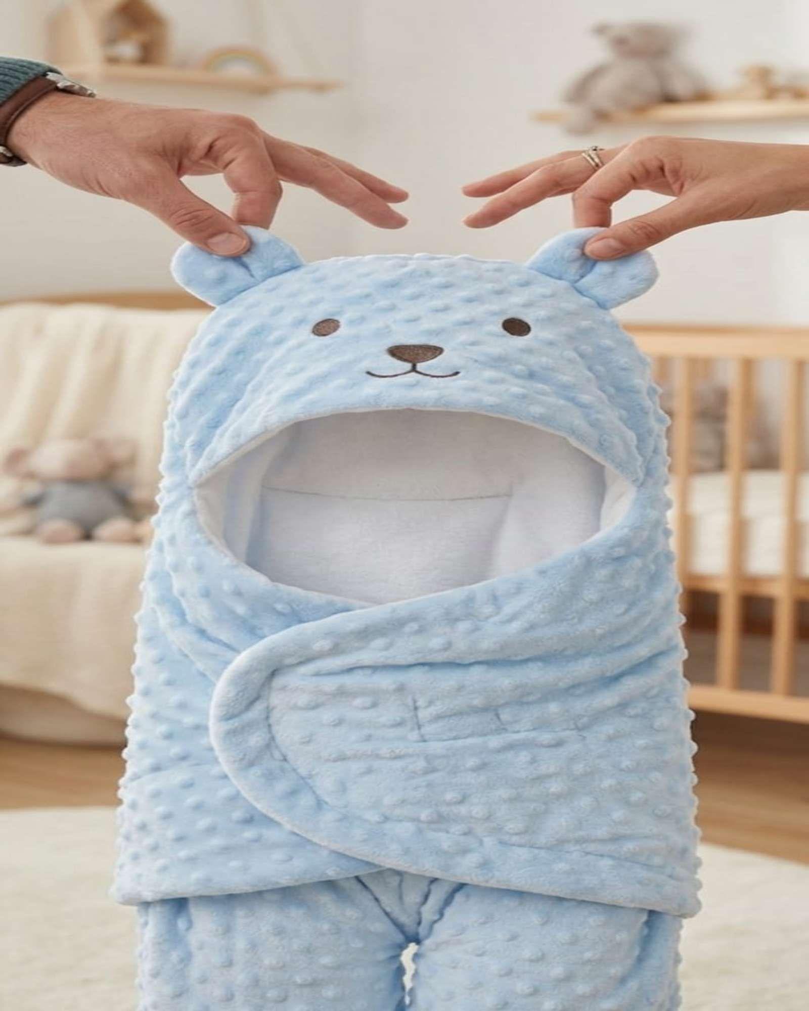 Manta De Dormir Bebé Minky Soft Térmica Con Piernas m1-2