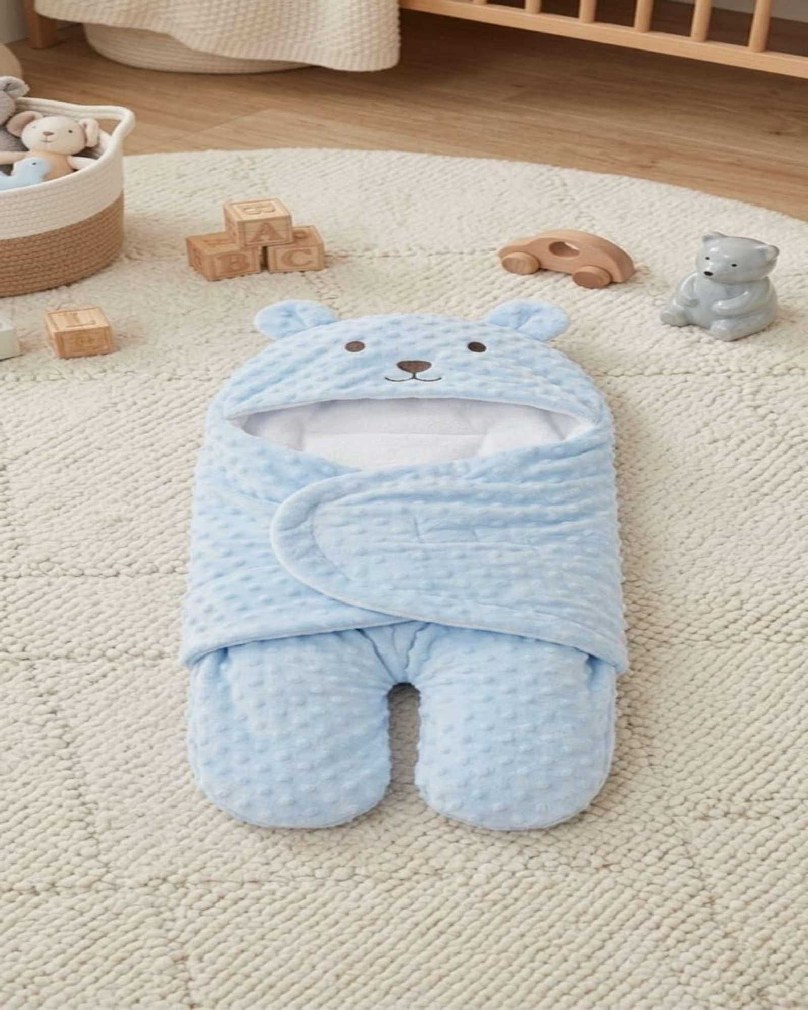 Manta De Dormir Bebé Minky Soft Térmica Con Piernas m1-3