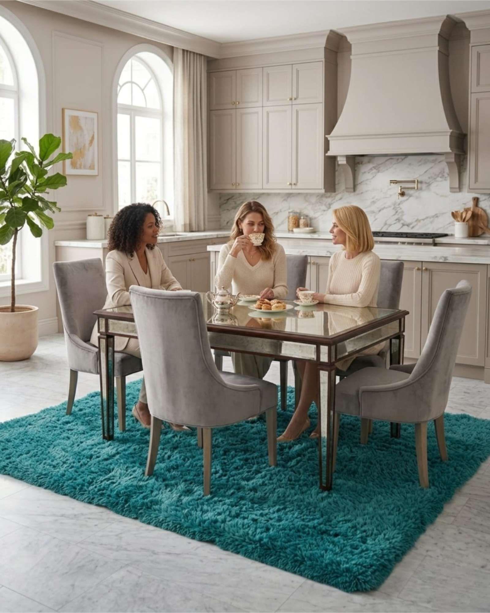 Alfombra Shaggy Peluda Extra Suave VERANO / INVIERNO 180 x 200 cm -04-2