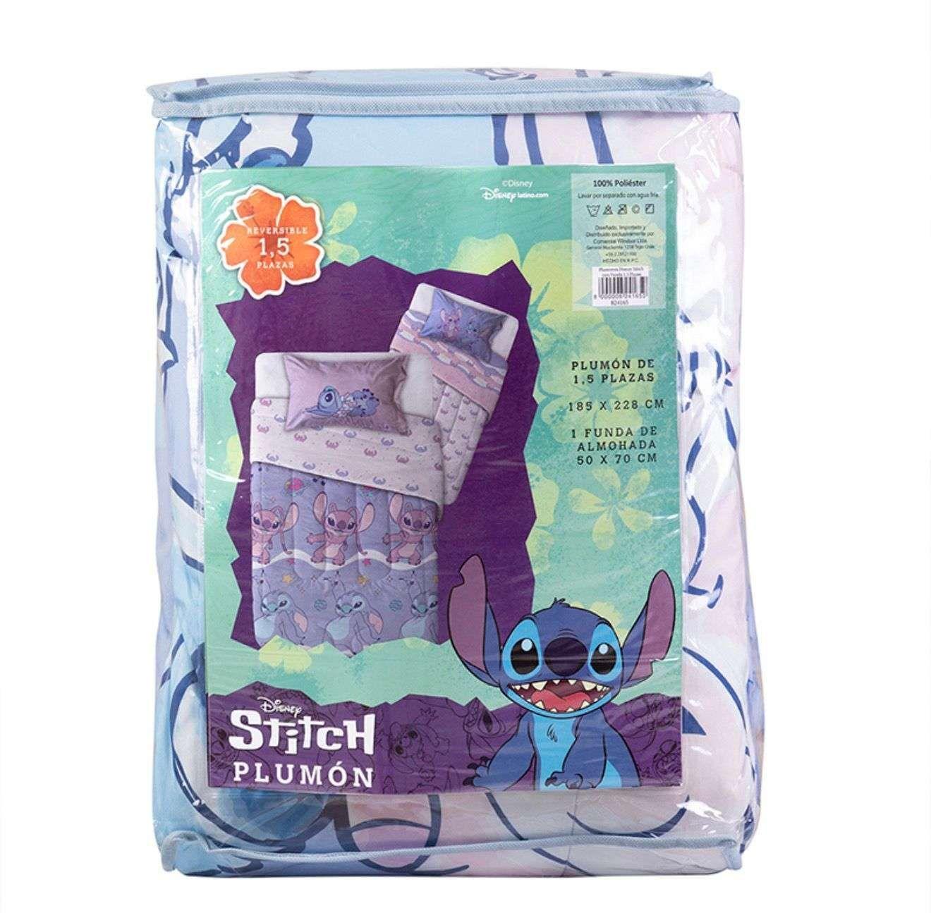 Plumón Nordico infantil niña Stich color lila -1