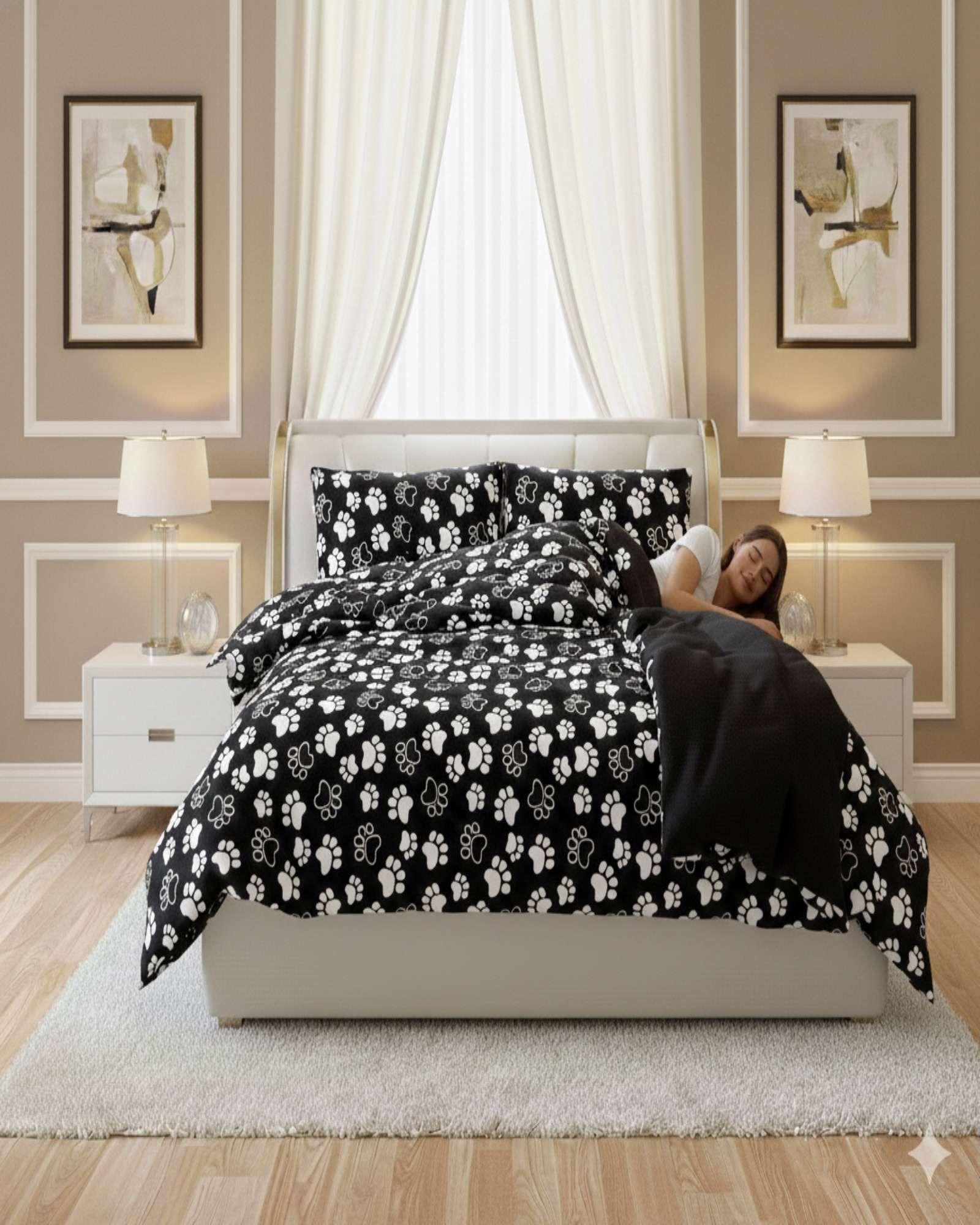 Set de Cubrecama con Chiporro y sabana 2 plaza Extra Suave P01-3