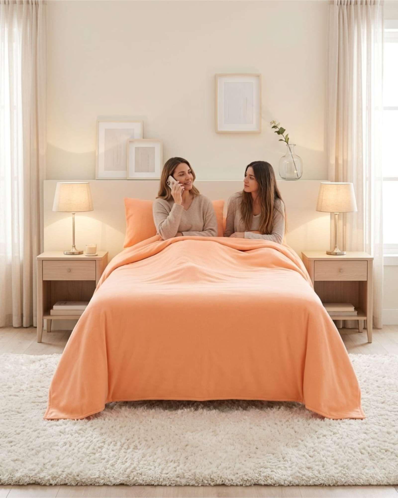 Juego De Sabanas De Polar Ultra Suave 2 Plazas m1-2