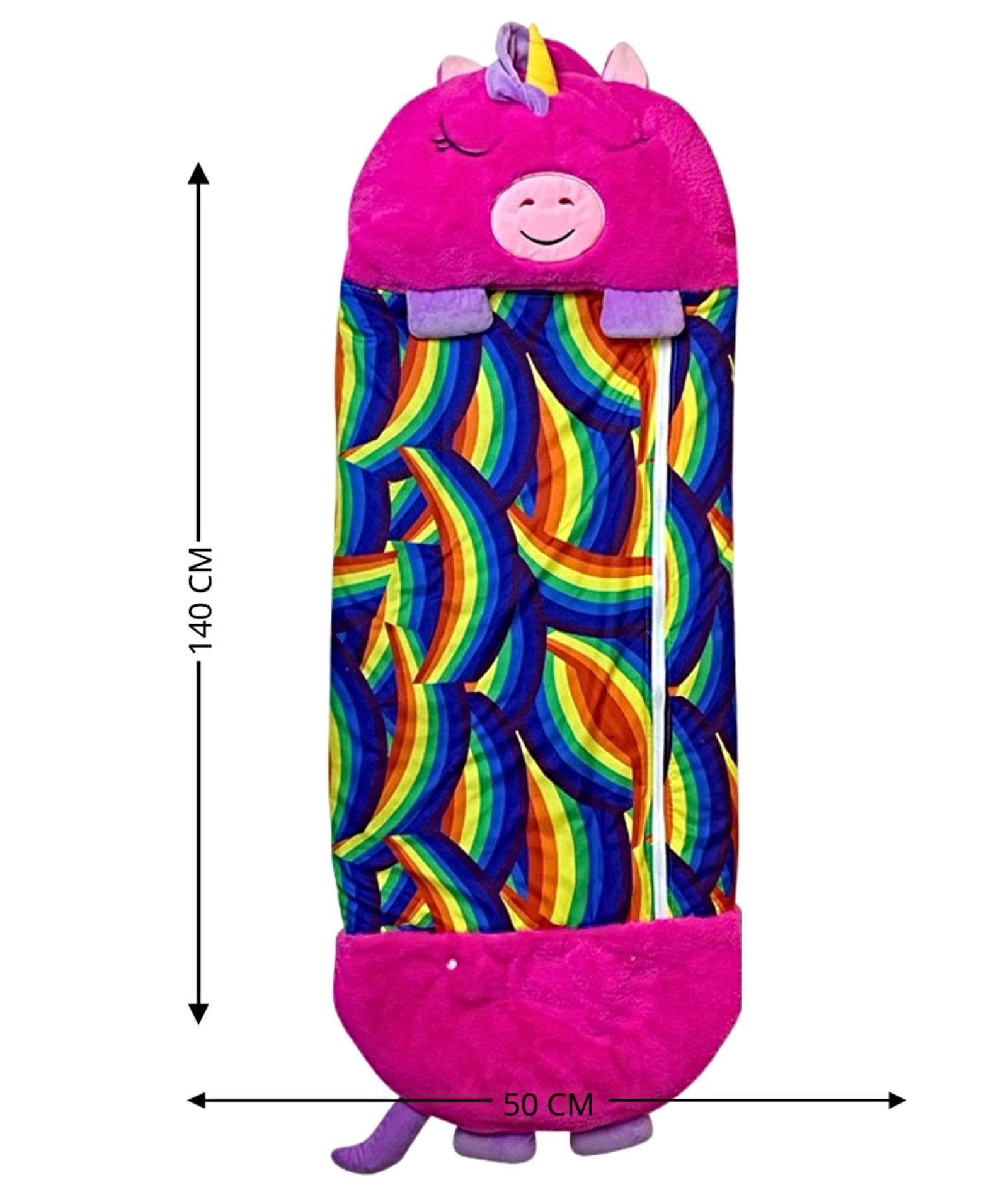 SACO PARA DORMIR PARA NIÑO O NIÑA UNICORNIO FUCSIA-2