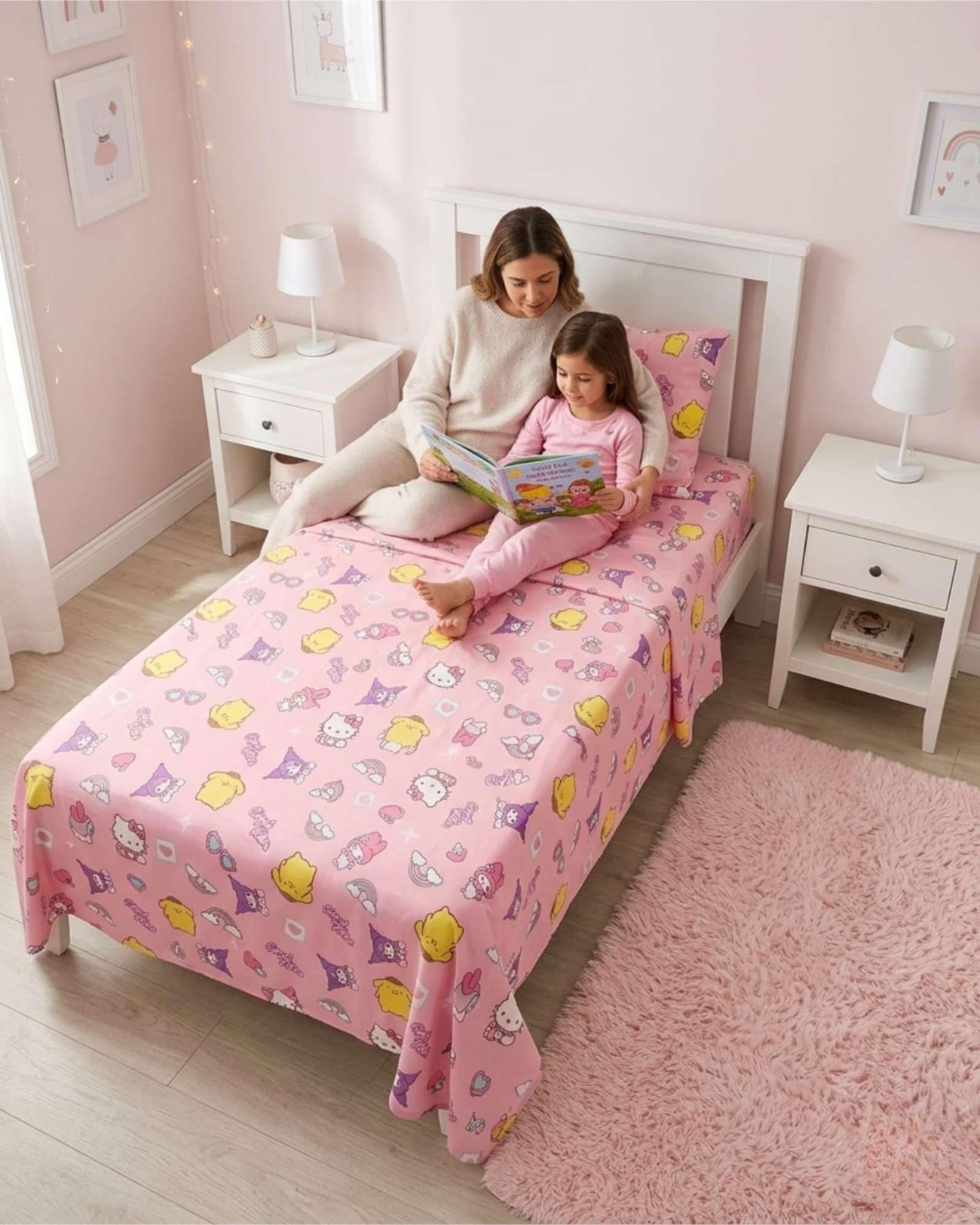 Pack Ropa de Cama Infantil: Plumón + Juego de Sábanas Plaza y Media-3