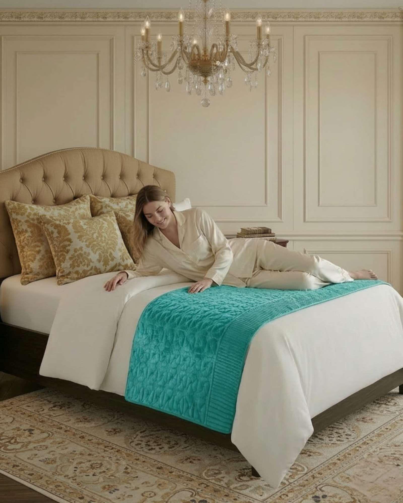 Bufanda de Cama Plush Premium Confort Termico m8-2