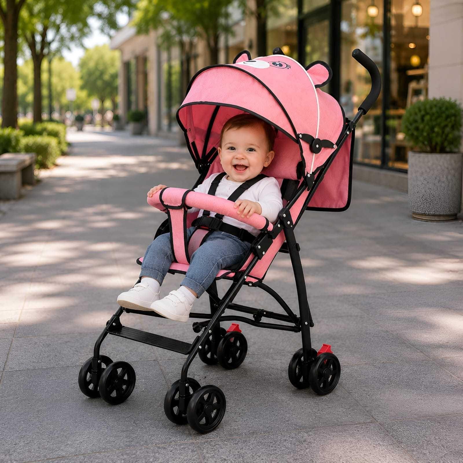 Coche Paseador Liviano y Plegable para Bebé 01-2