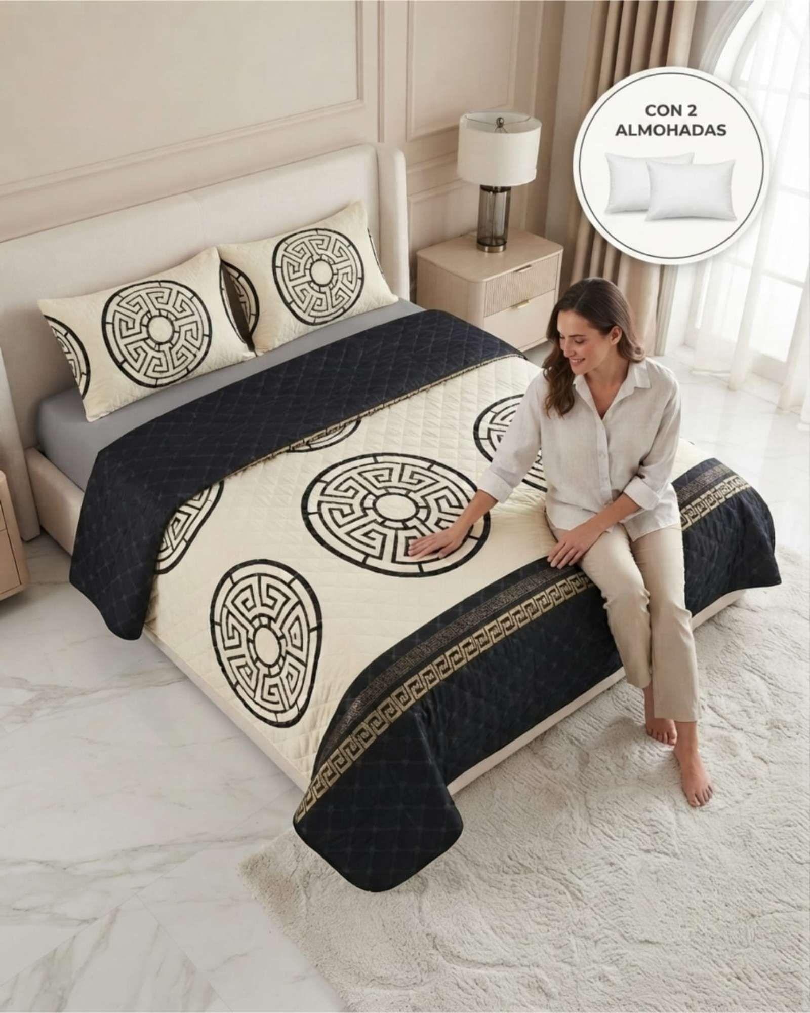 Cubrecama Quilt de Verano King Delgado Ultra Liviano 08-2