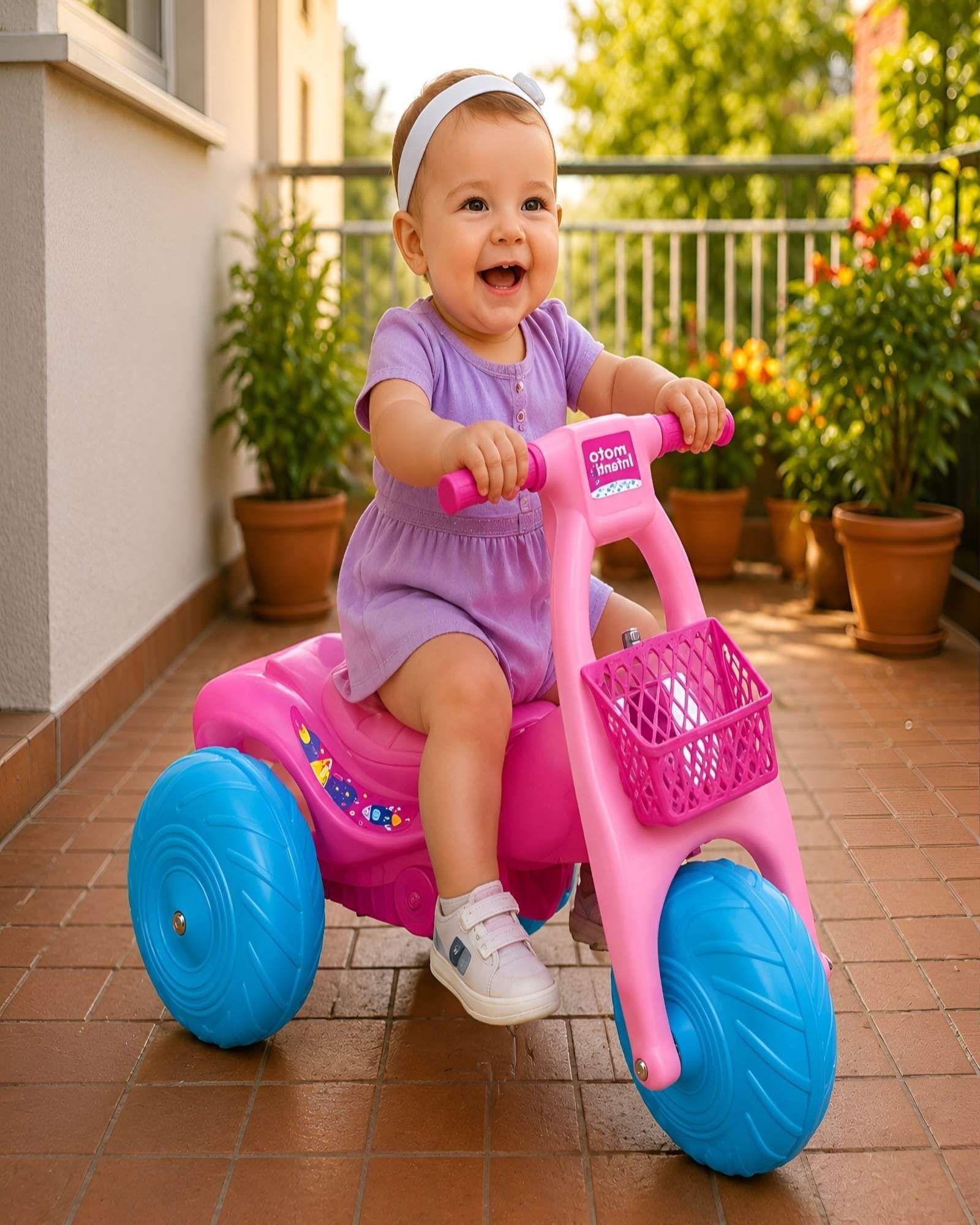 Moto Infantil Lunar Seguridad y Diversión en Tres Ruedas-3