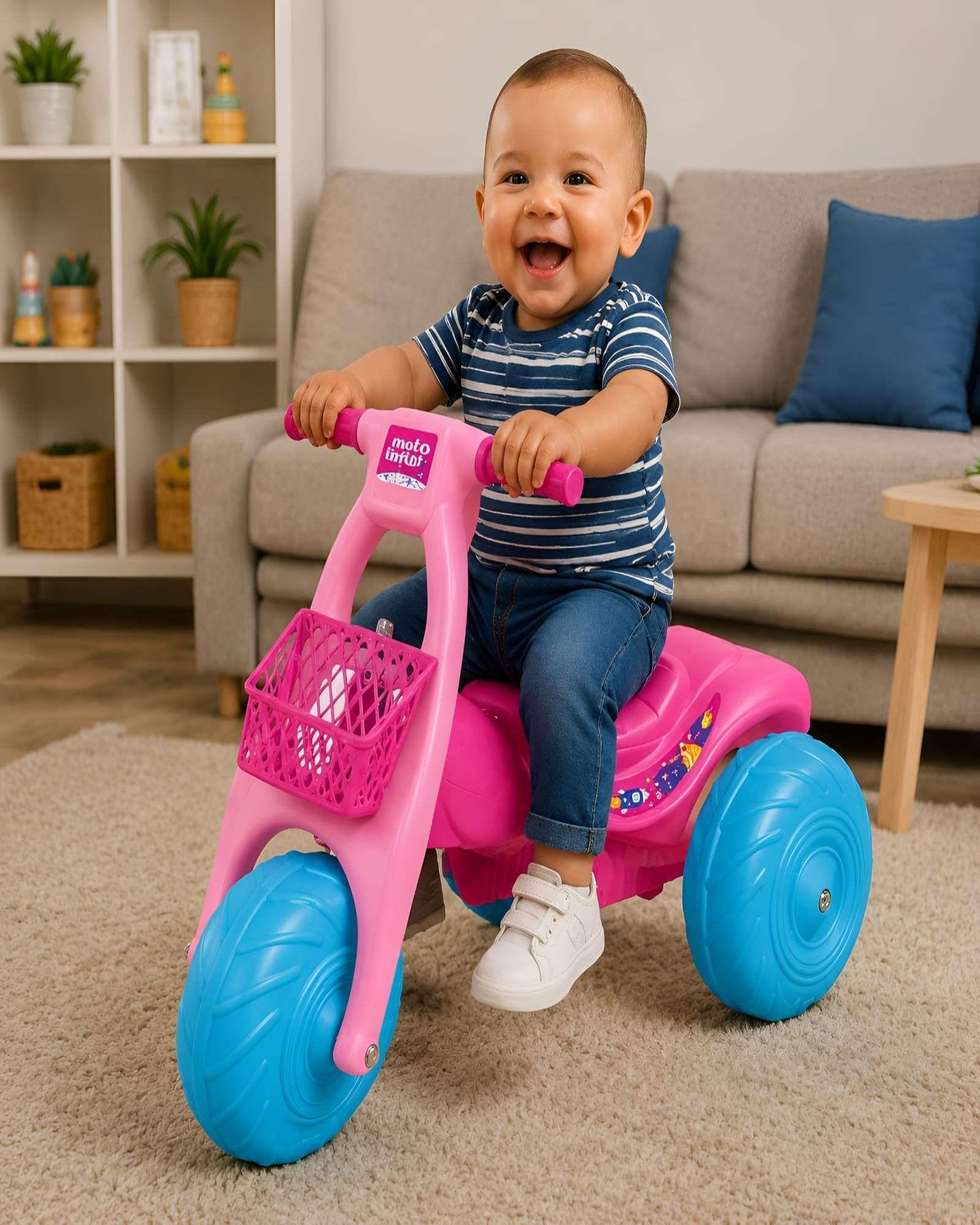 Moto Infantil Lunar Seguridad y Diversión en Tres Ruedas-5