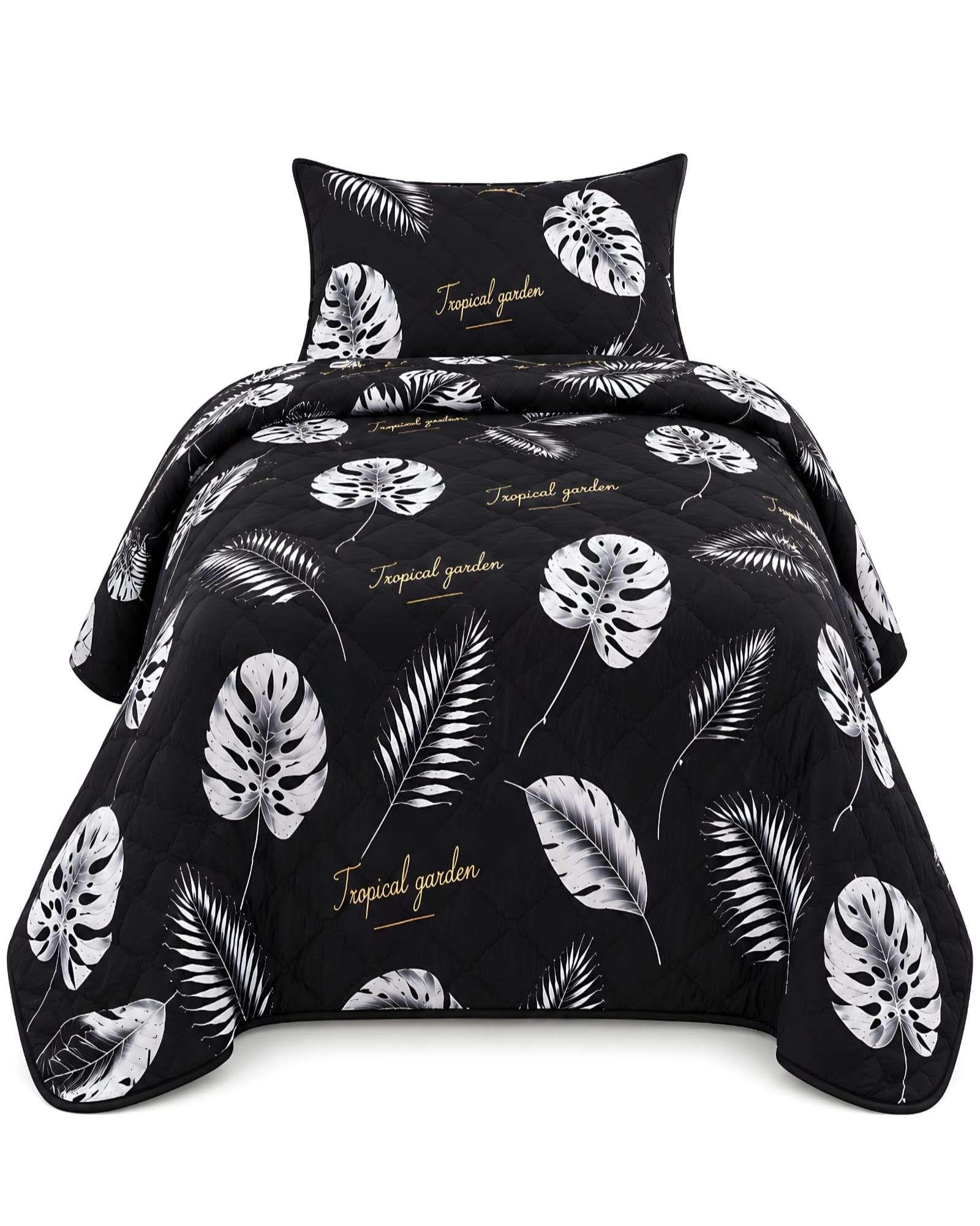 Cubrecama Quilt Verano 1.5 Plazas + Almohada 13-5
