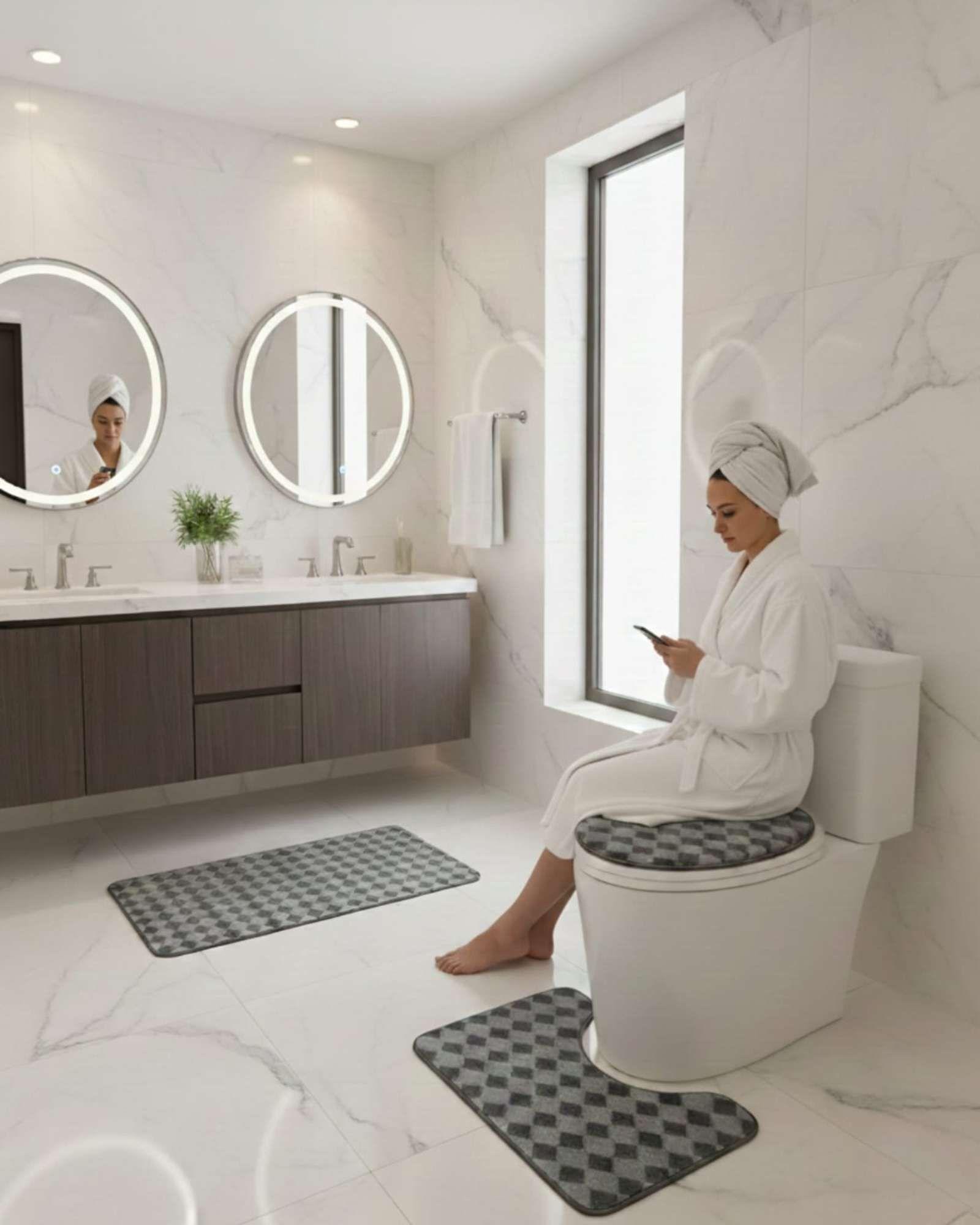 SET DE BAÑO 3 PIEZAS SUAVES Y ABSORBENTES m4-2