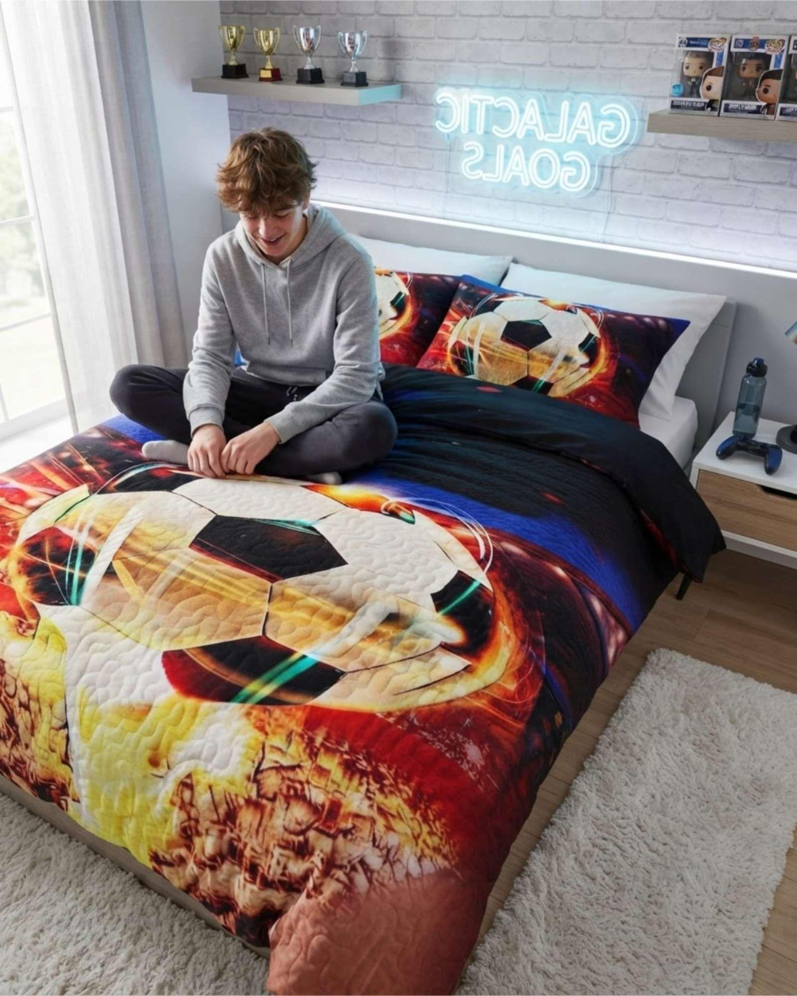 Cobertor De Microfibra Extra Suave Plaza Y Media Mas Almohada m11-3